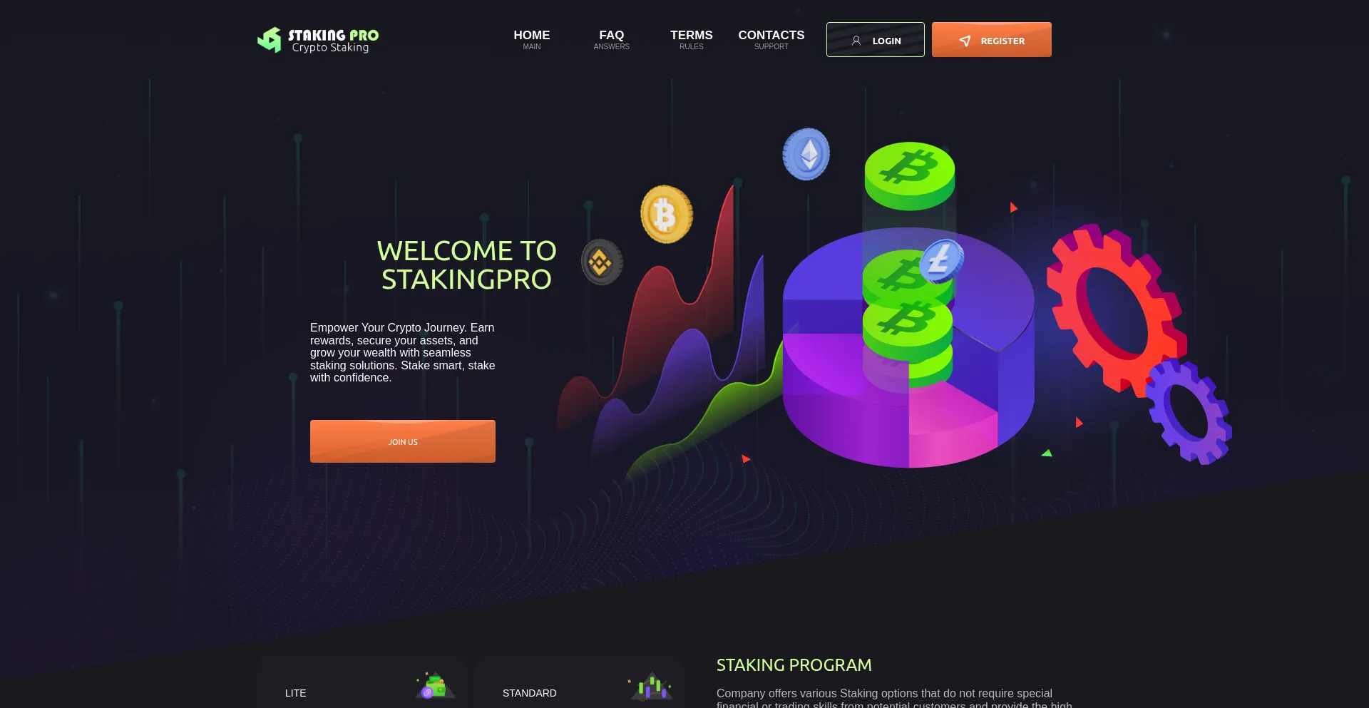 Stakingpro.site Screenshot