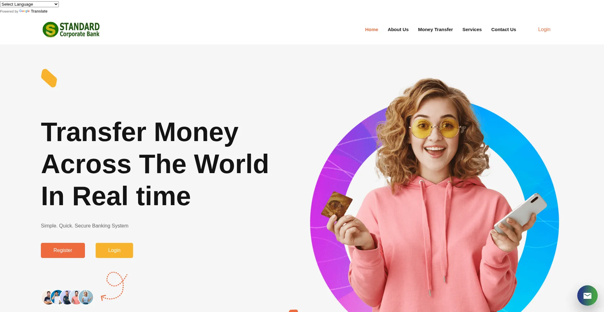 Website screenshot of Standardcob.com