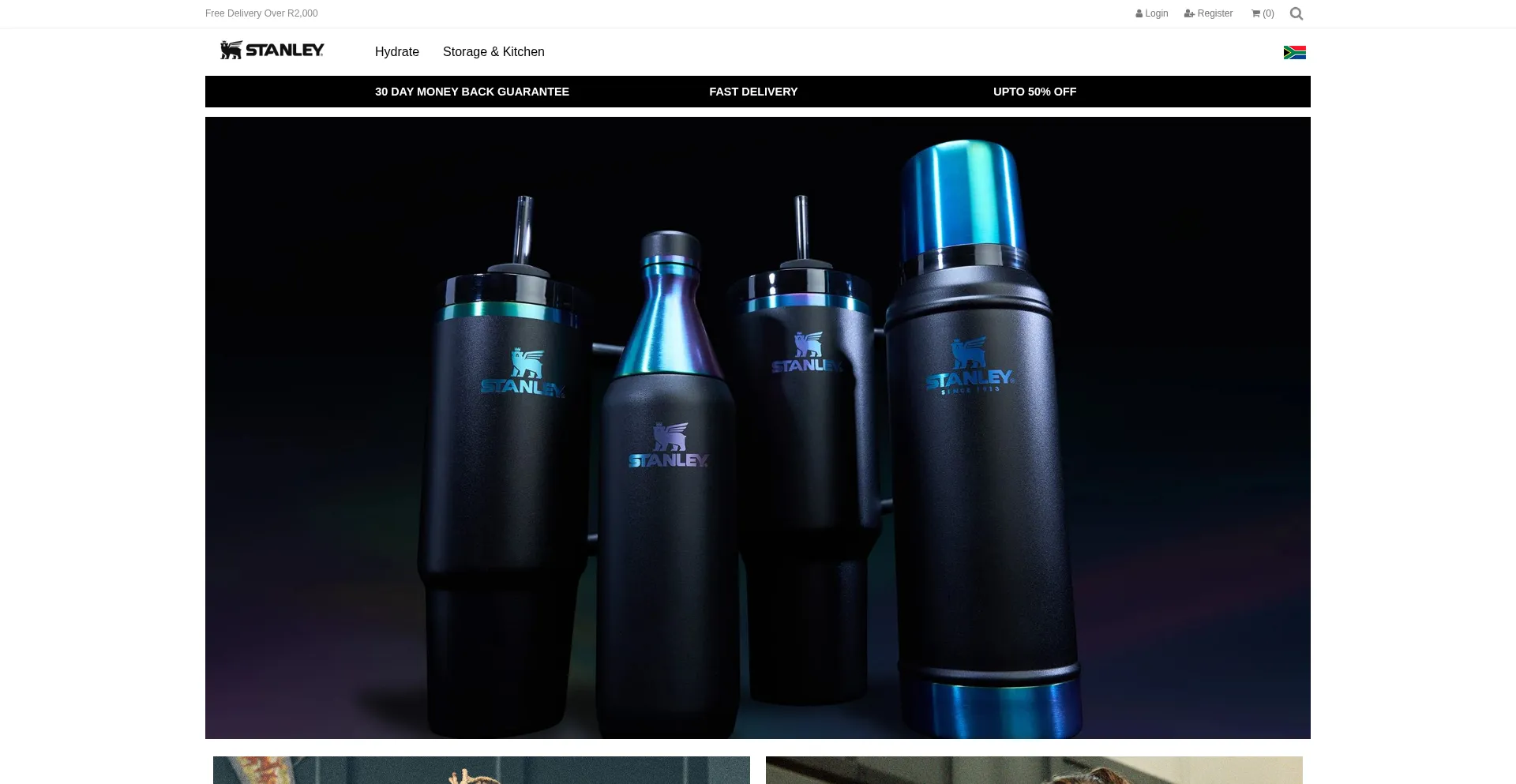 Website screenshot of Stanley-south-africa.co.za