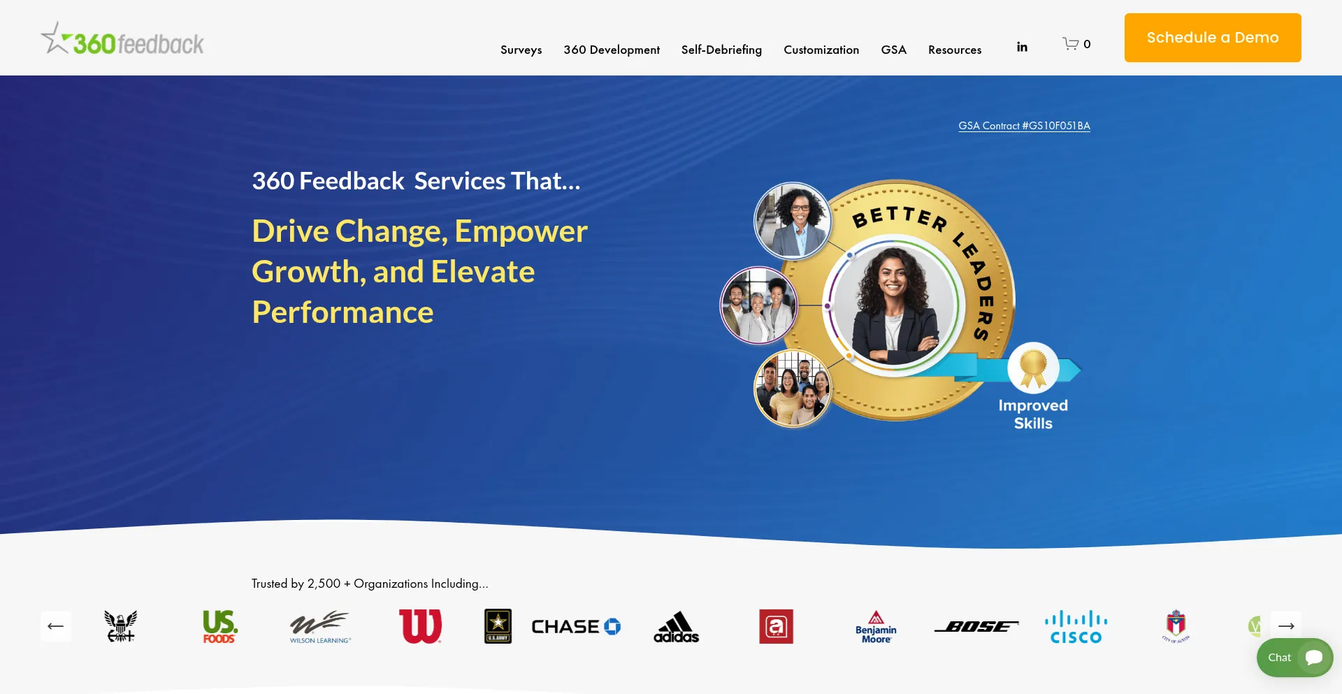 Website screenshot of Star360feedback.com