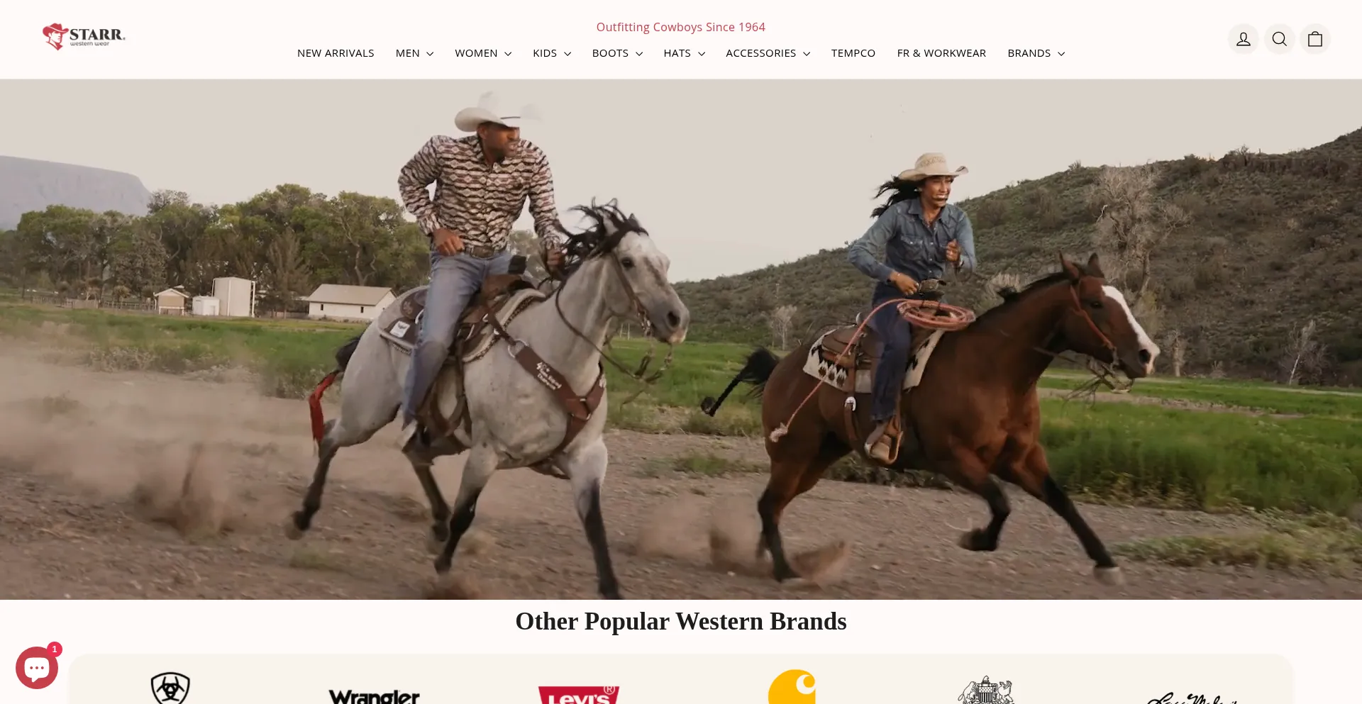Starrwesternwear.com Screenshot