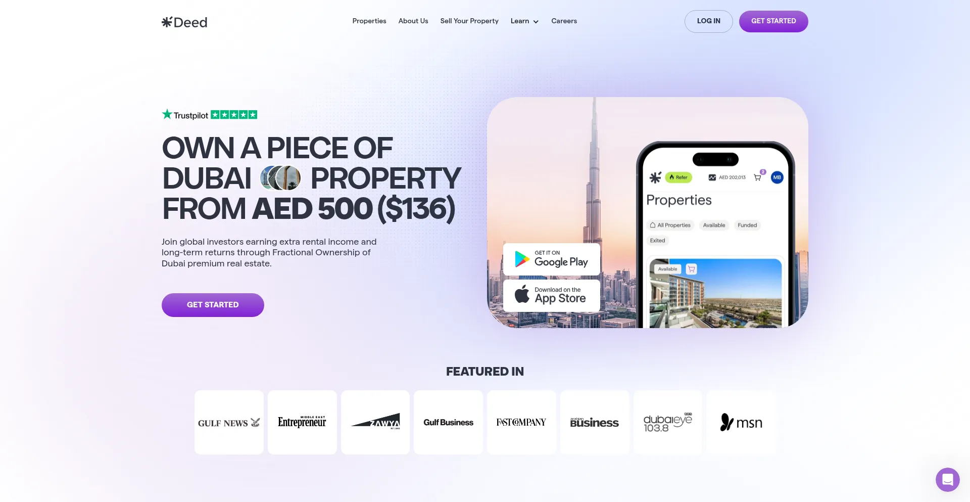 Startdeed.com Screenshot