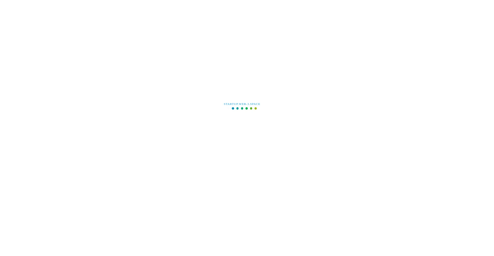 Website screenshot of Startup.web-3.space