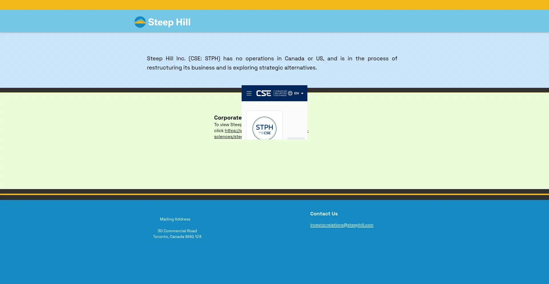 Steephill.com 安全可靠吗？