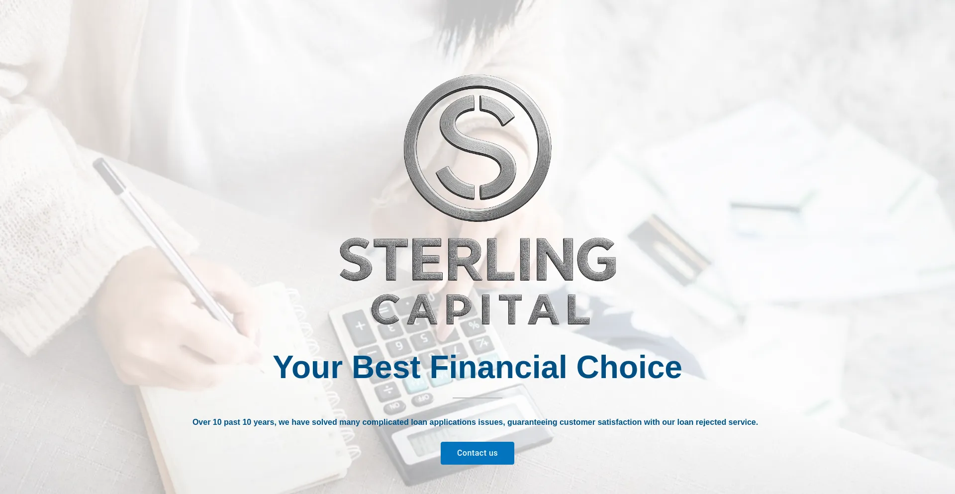Website screenshot of Sterlingcapitals.com