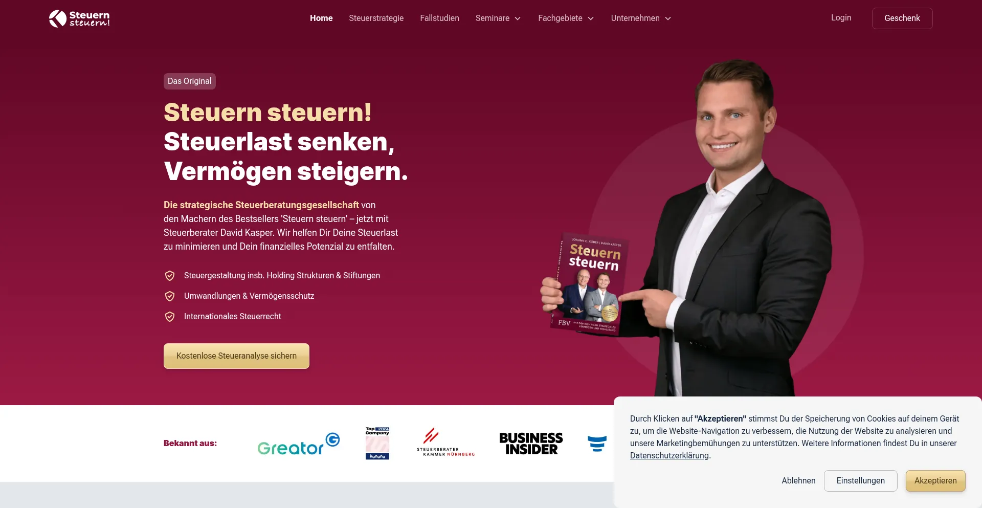 Steuernsteuern.de 安全可靠吗？