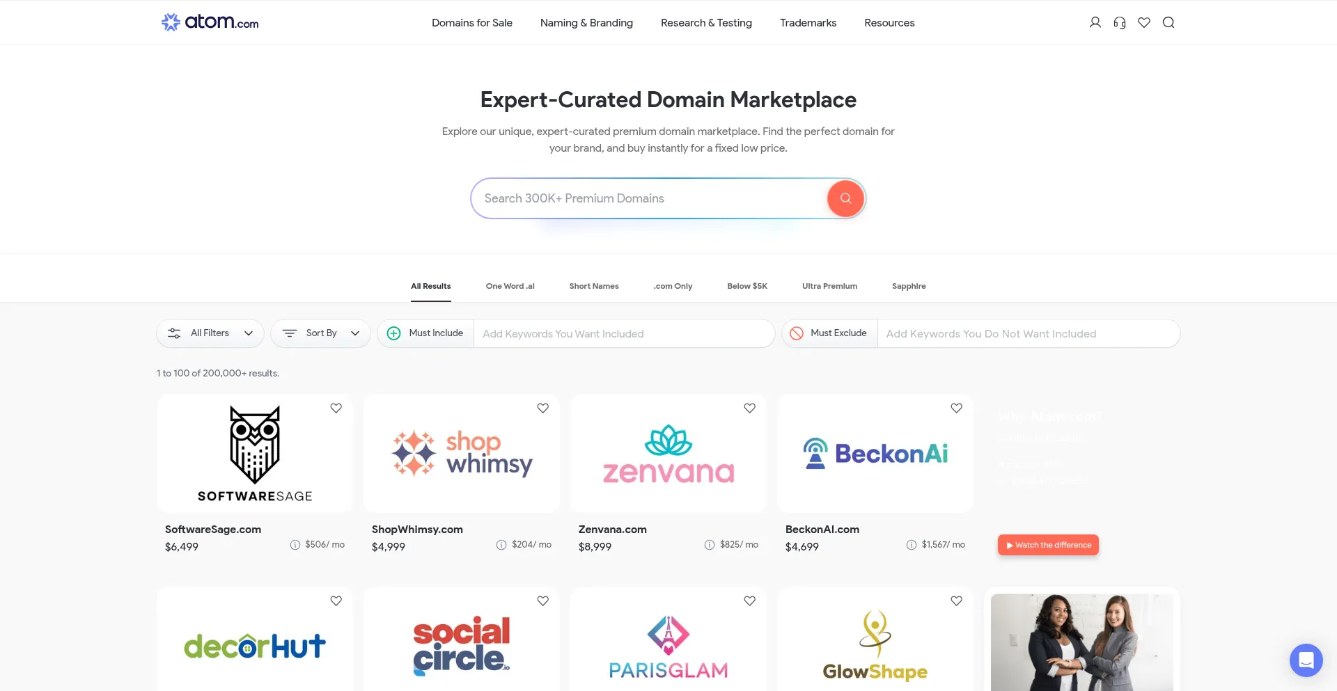 Website screenshot of Stockbuyer.com