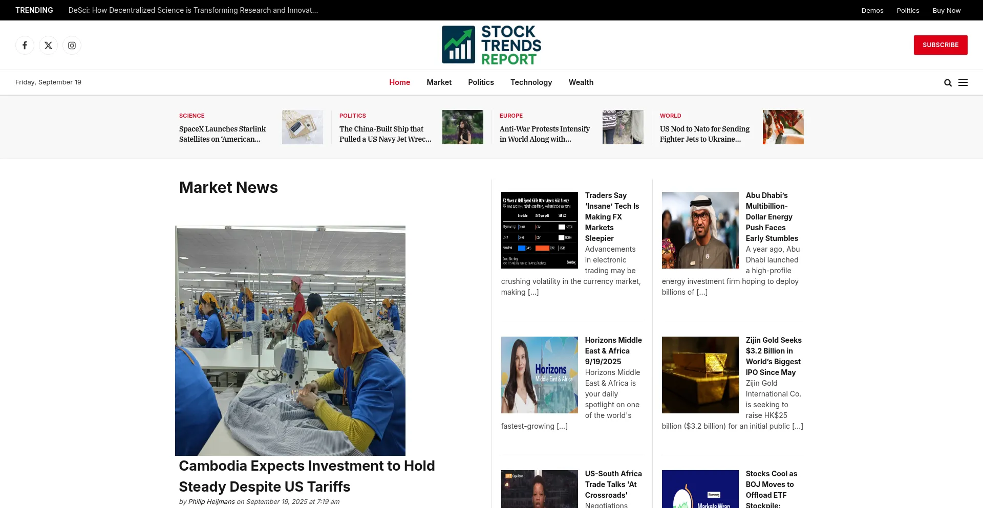 Stocktrendsreport.com Screenshot