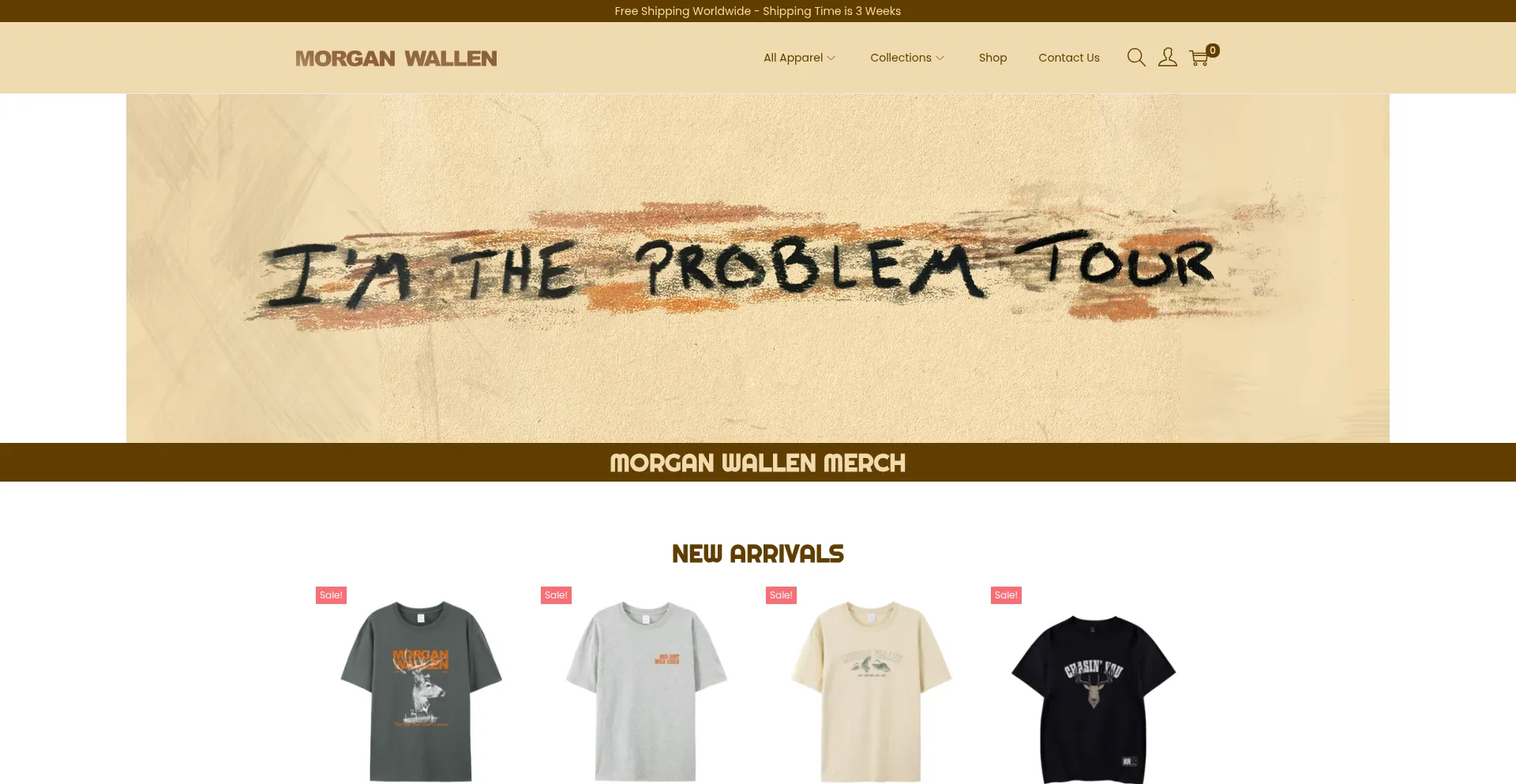 Website screenshot of Storemorganwalen.com