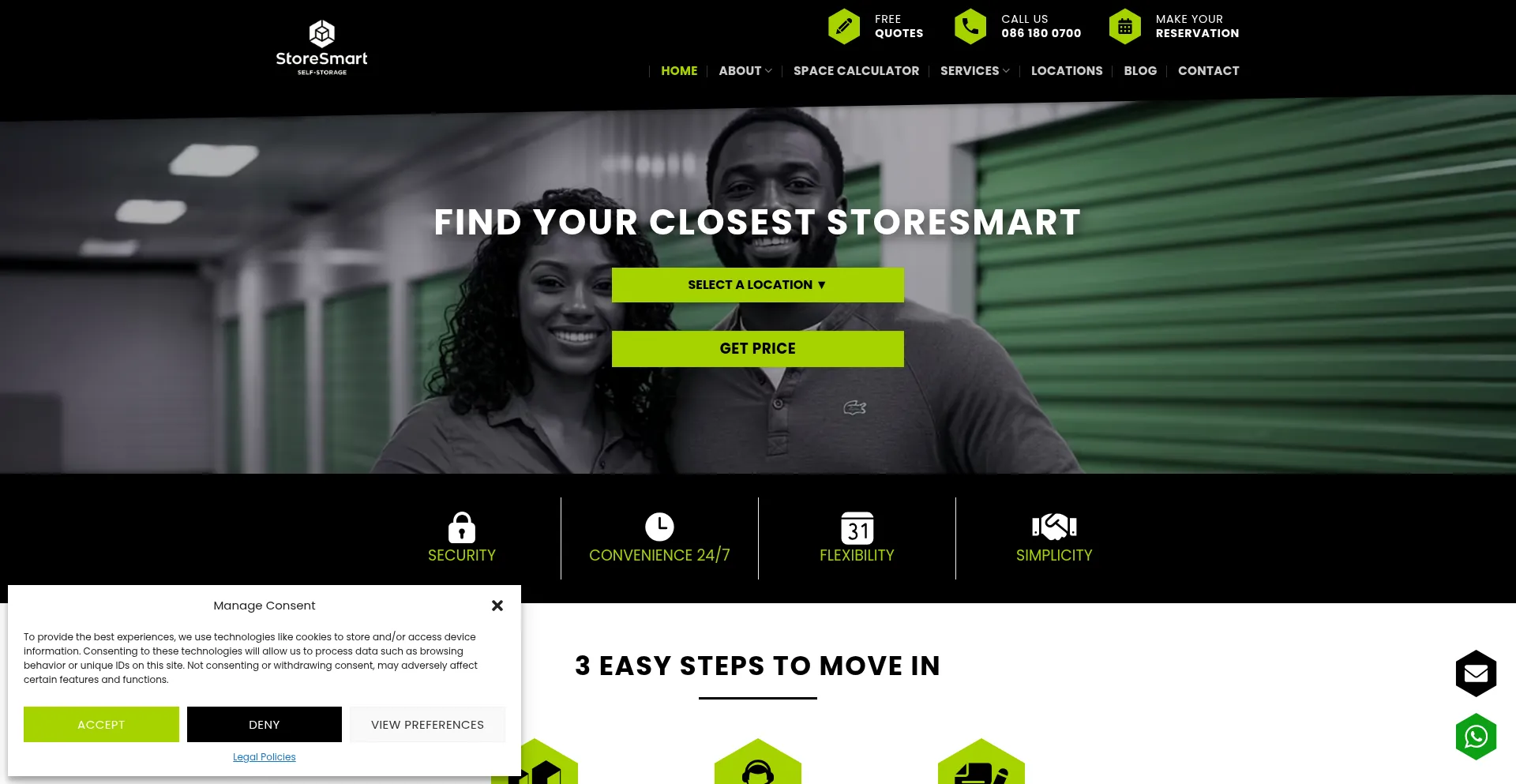 Storesmart.co.za Screenshot