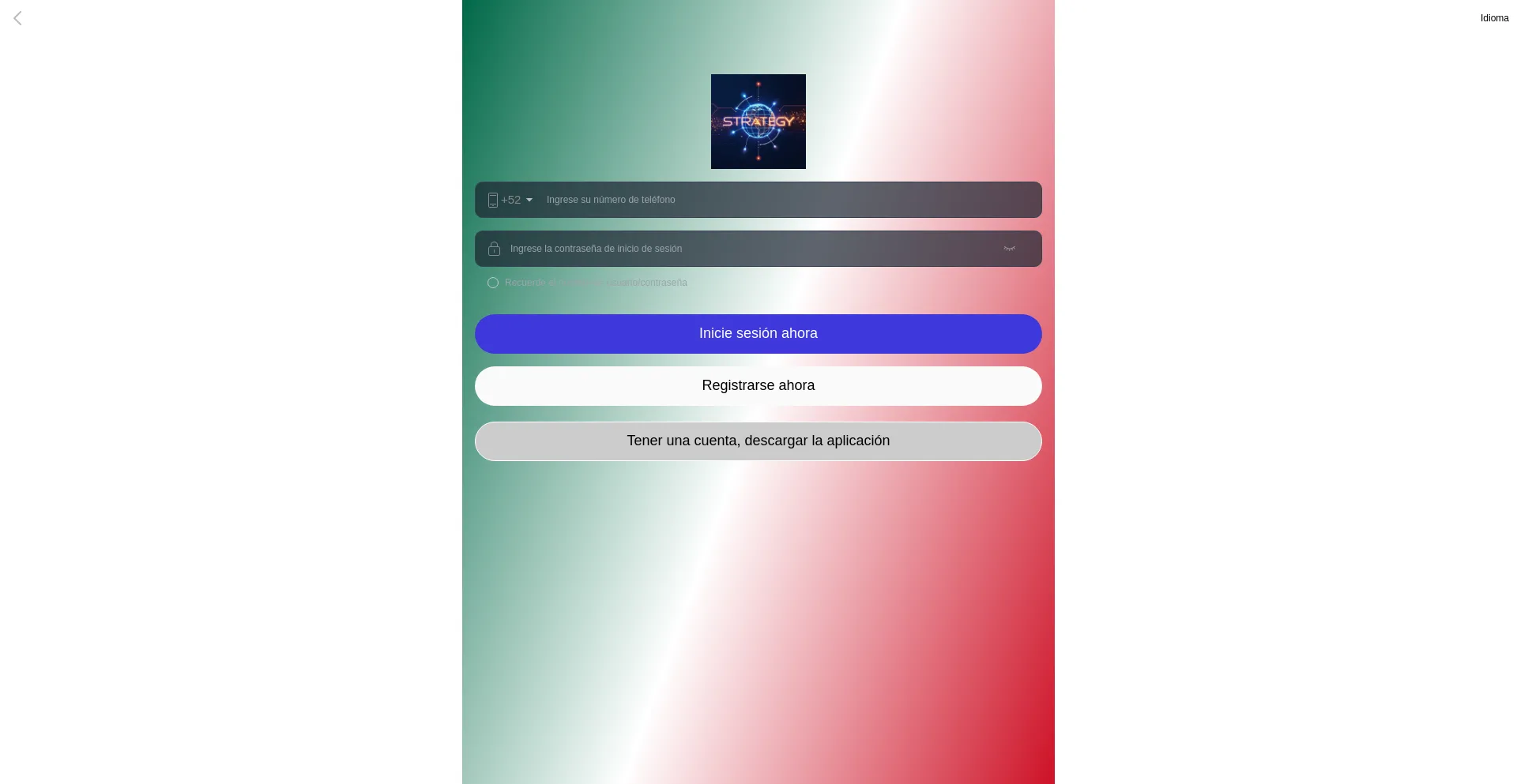 Website screenshot of Strategicmxn.com