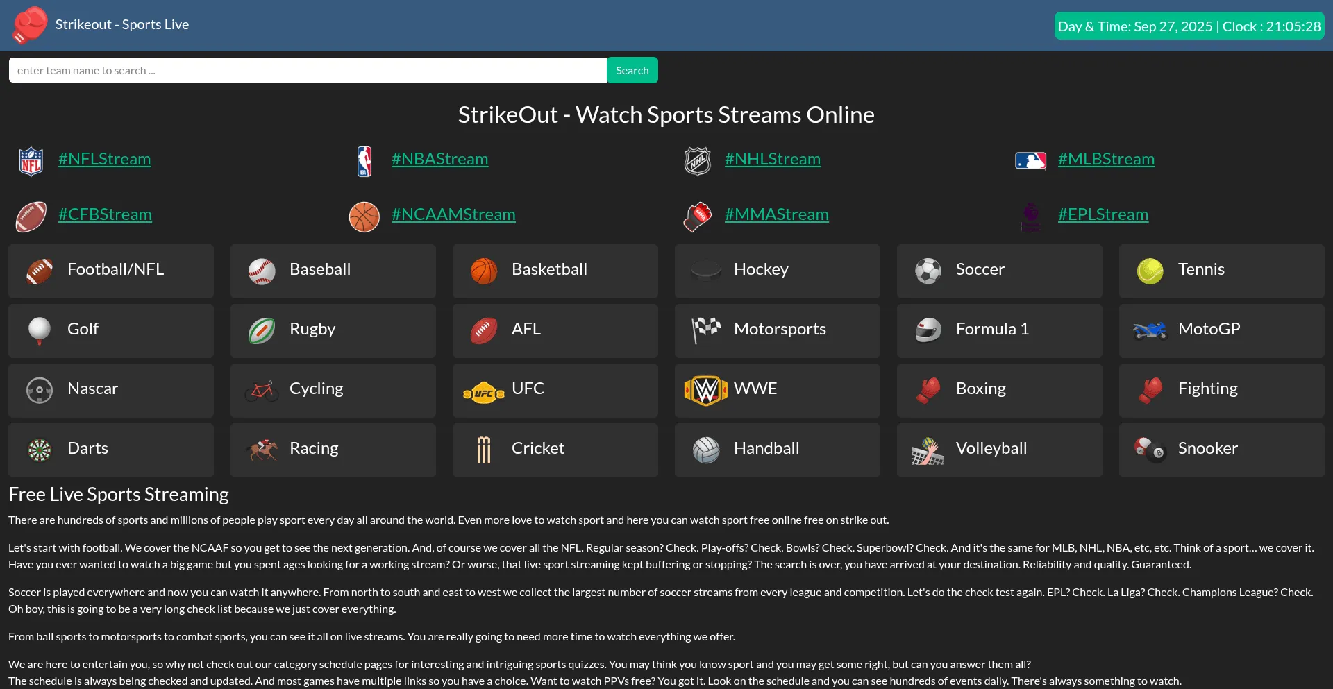 Strikeout.im Screenshot