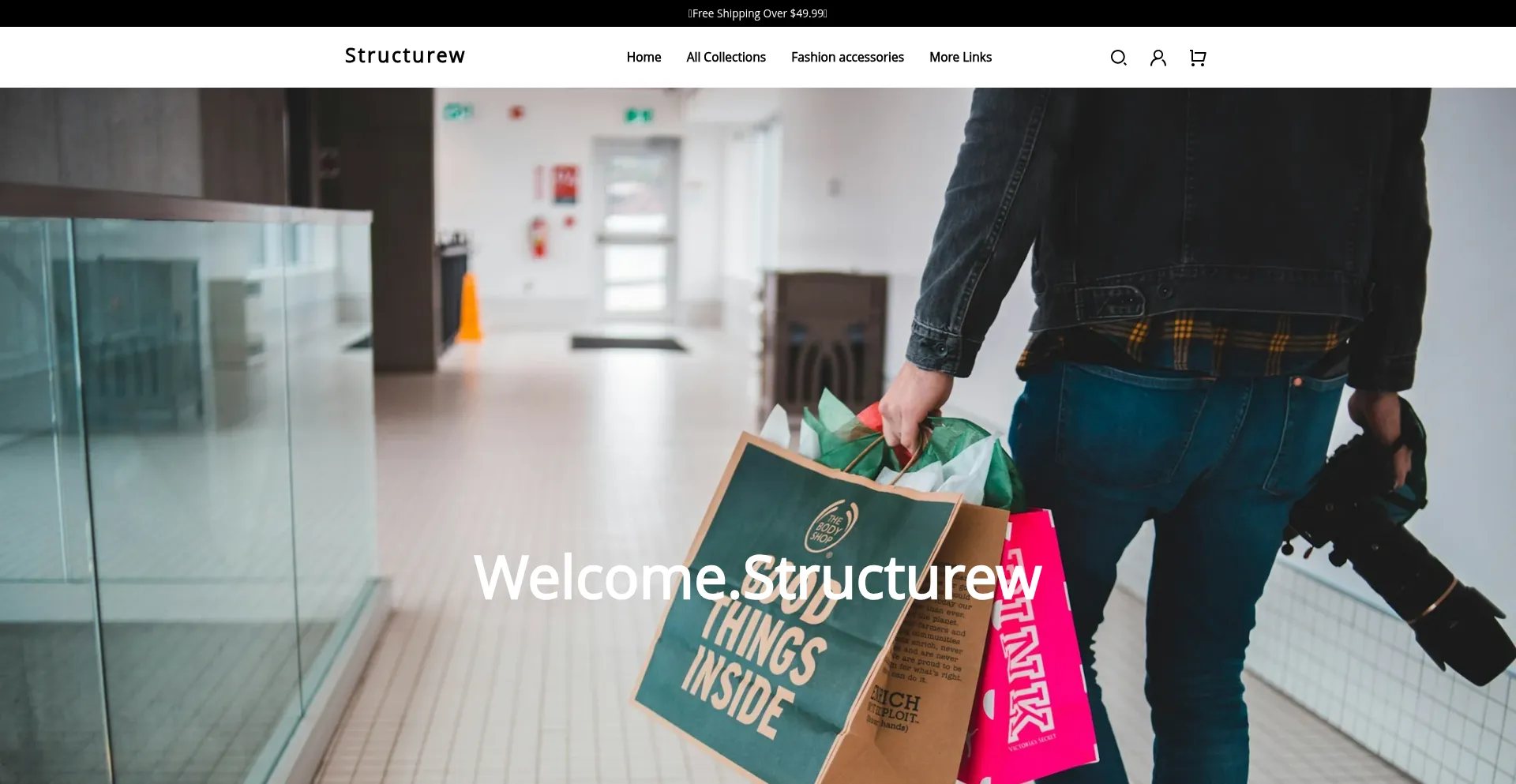 Website screenshot of Structurew.com