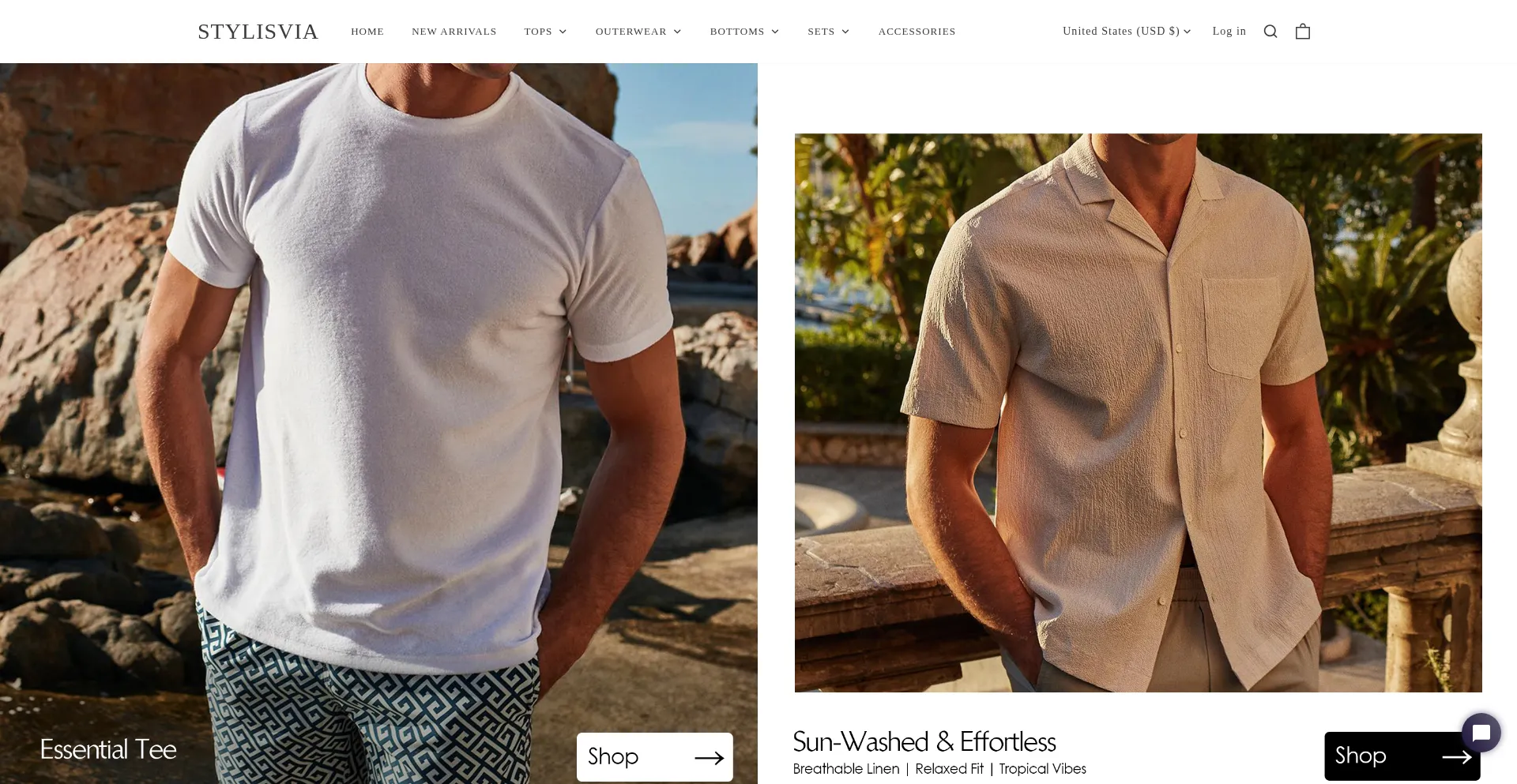 Website screenshot of Stylisvia.com