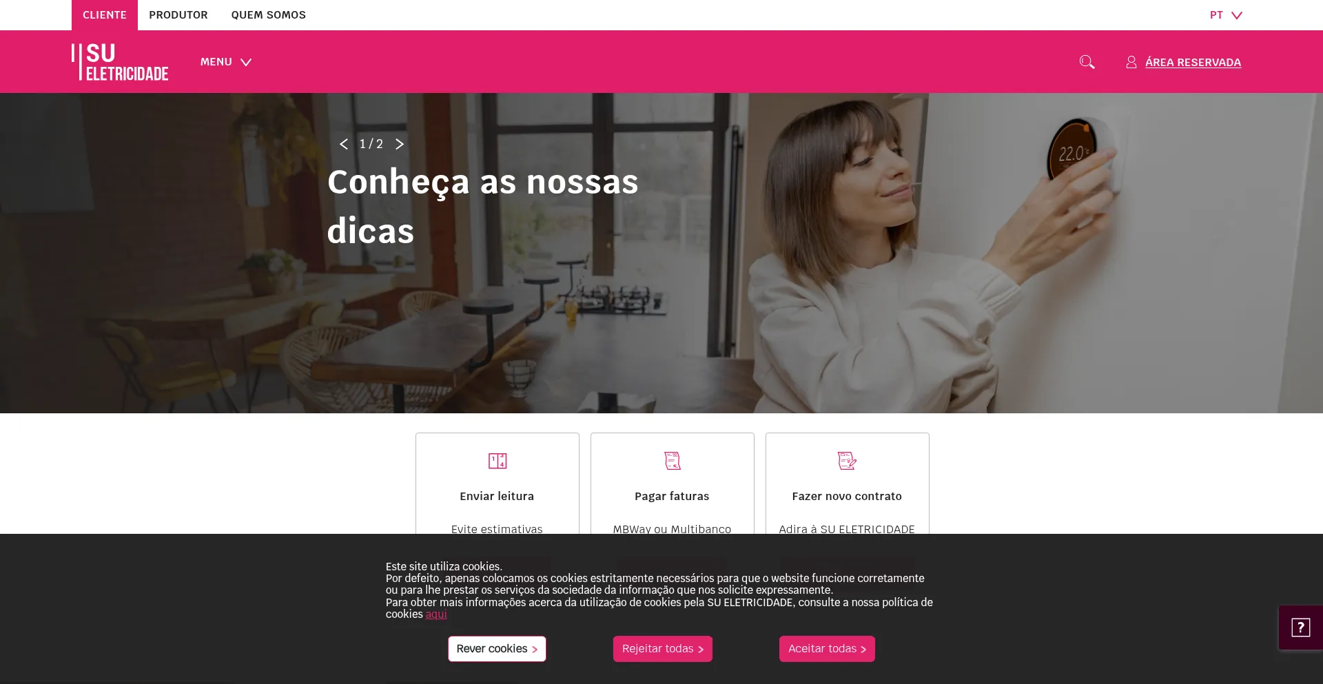 Sueletricidade.pt Screenshot