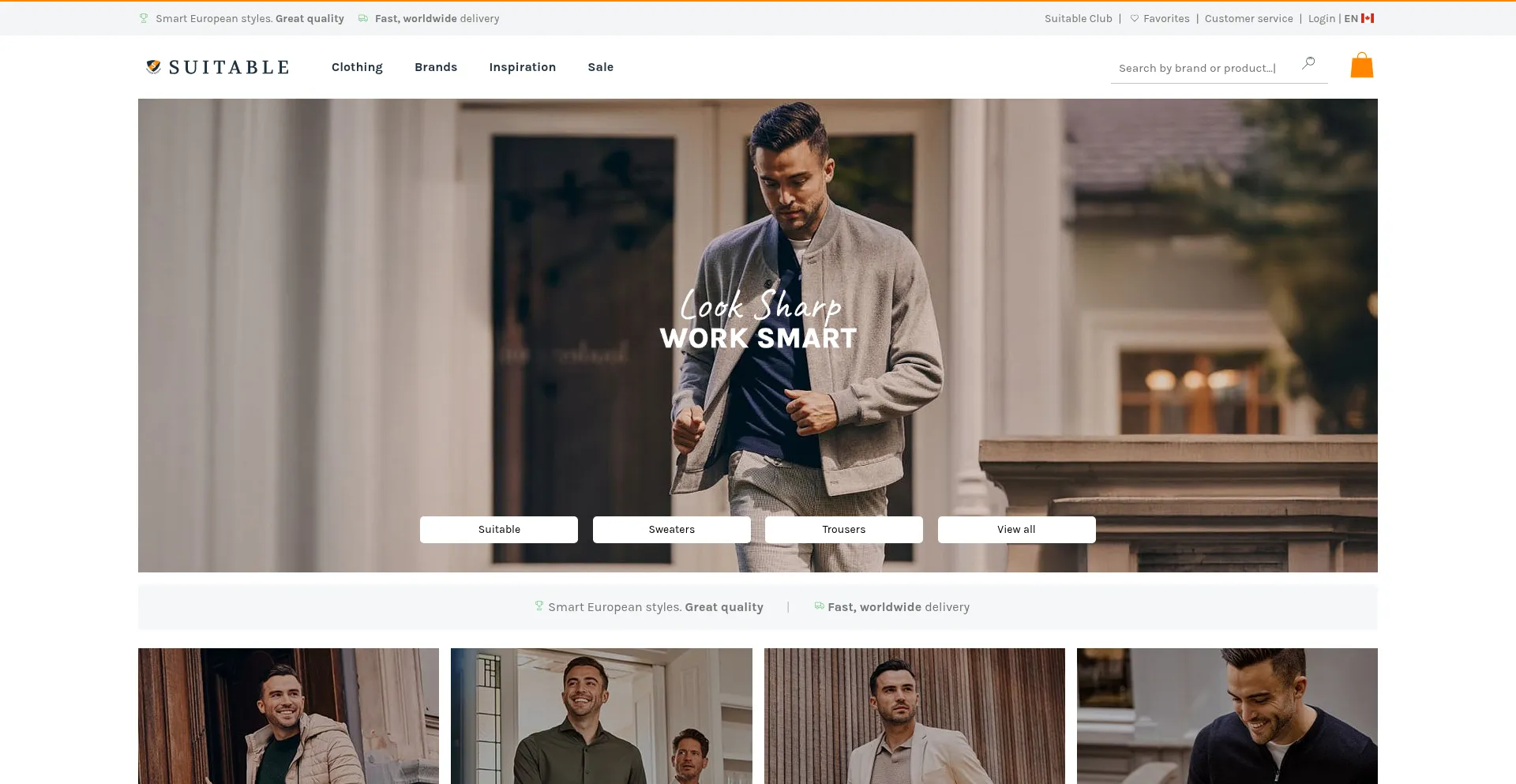 Suitableshop.ca Screenshot
