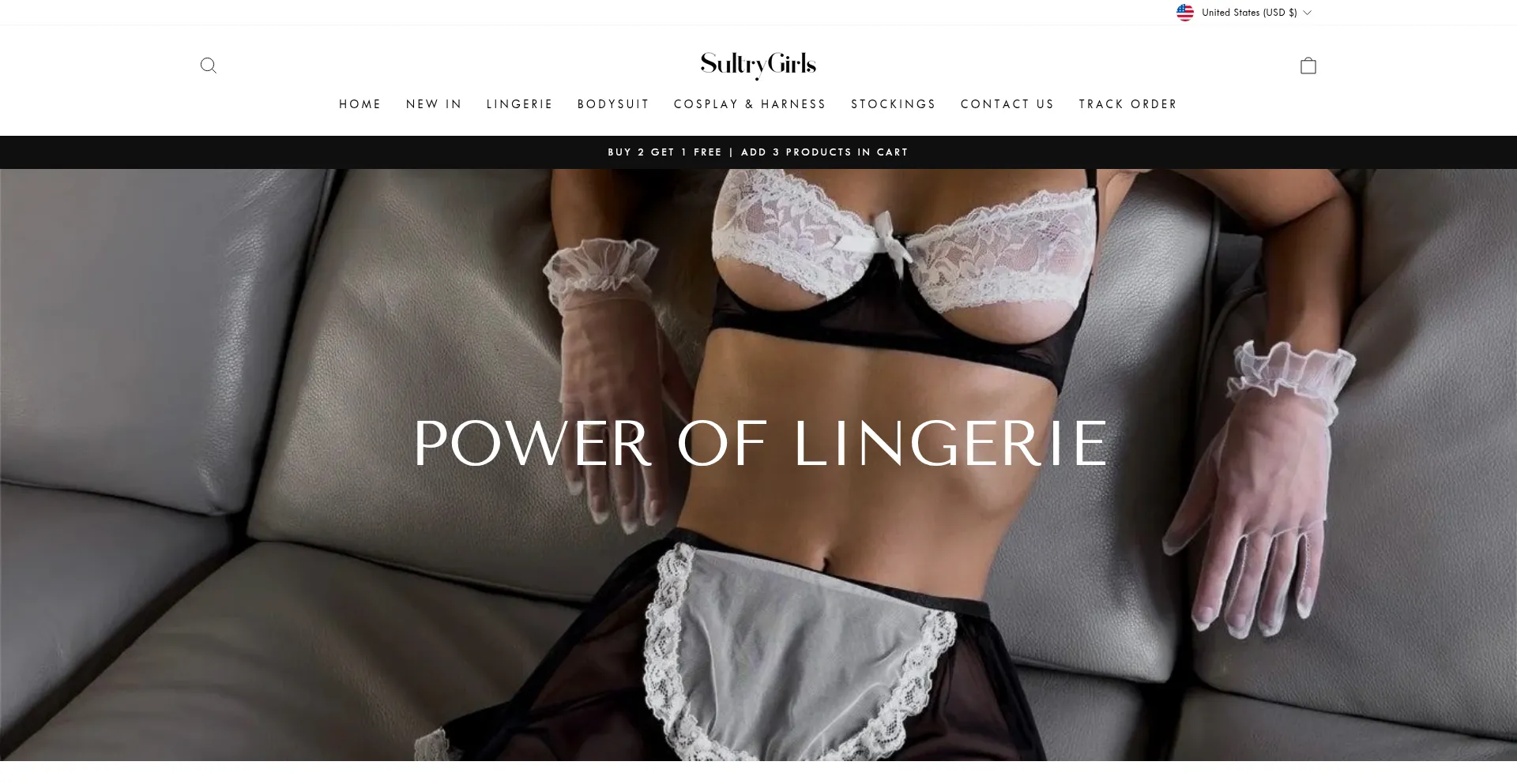 Sultrygirls.com Screenshot