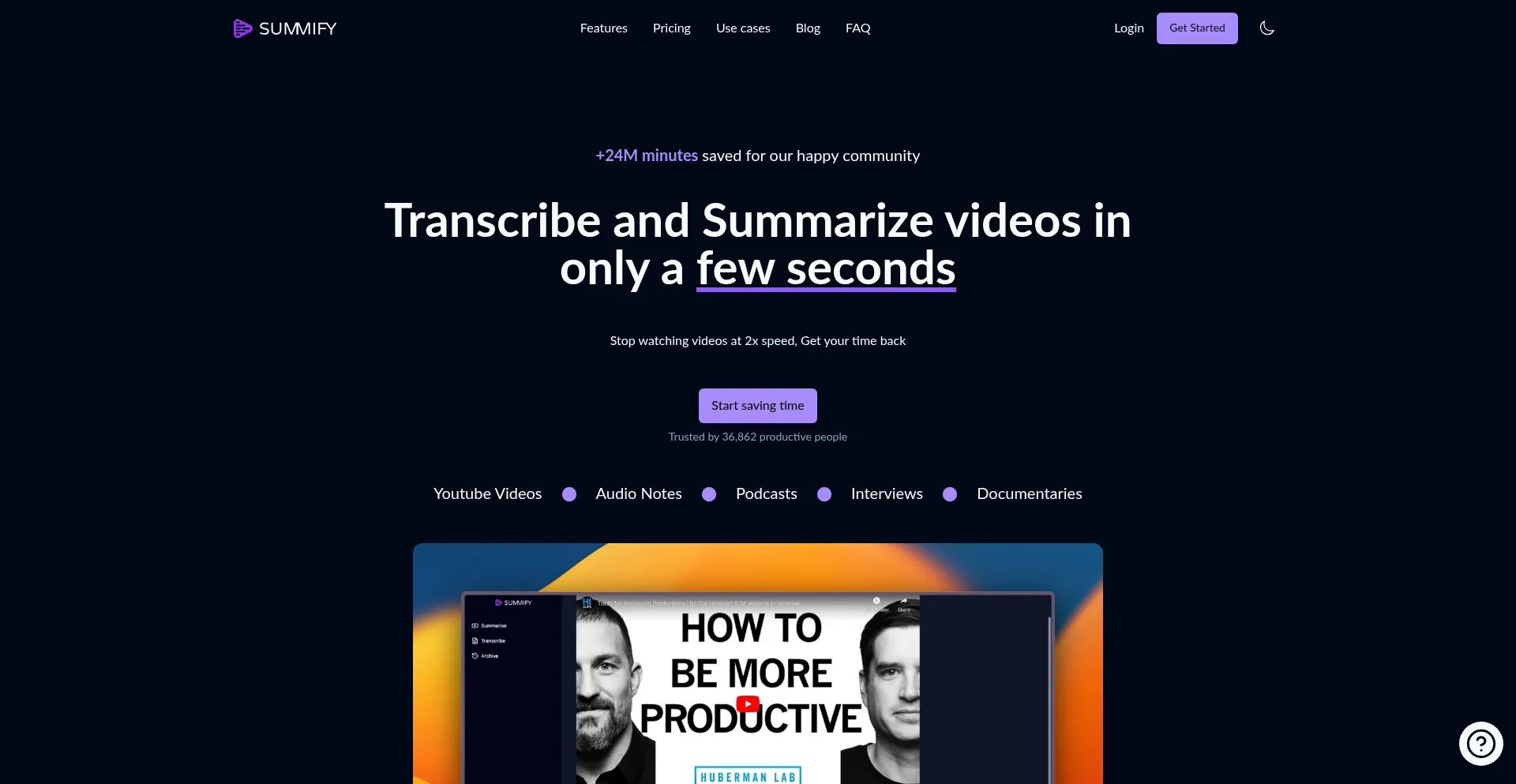 Summify.io Screenshot
