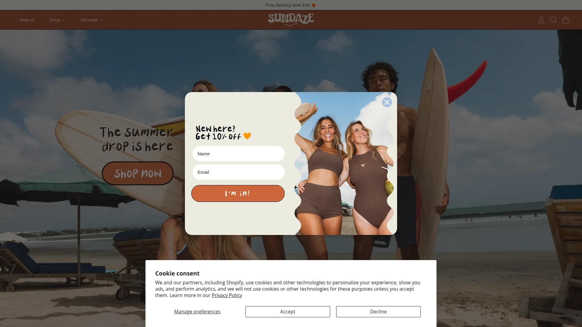 Sundazesurf.com
