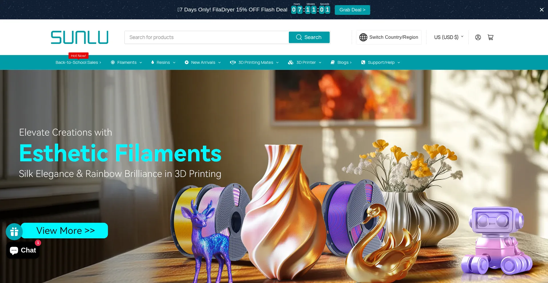 Sunlu.com Screenshot
