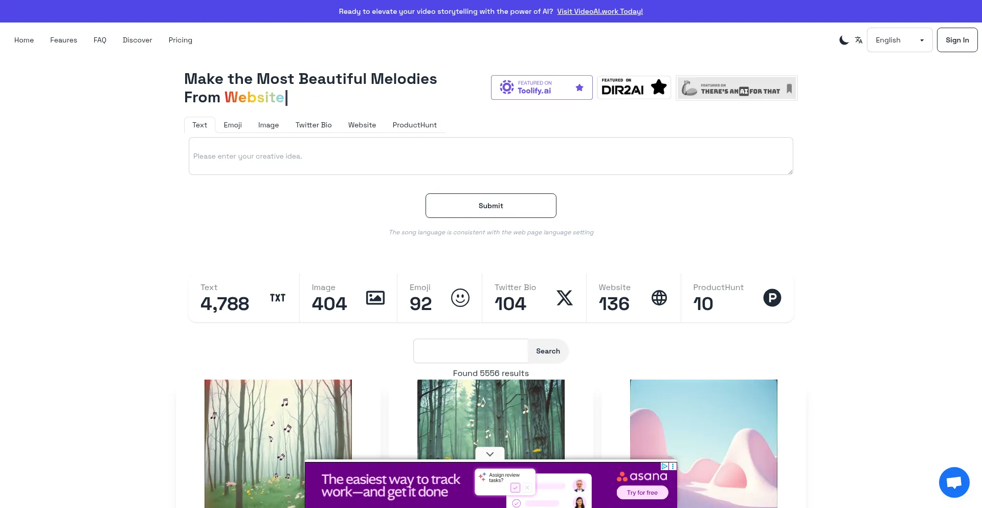 Sunoify.com Screenshot