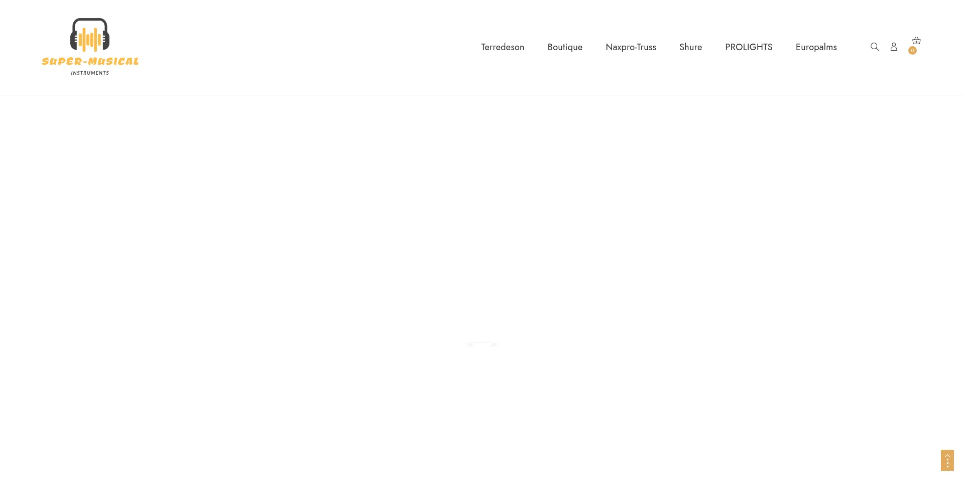Website screenshot of Super-musical-instruments.com