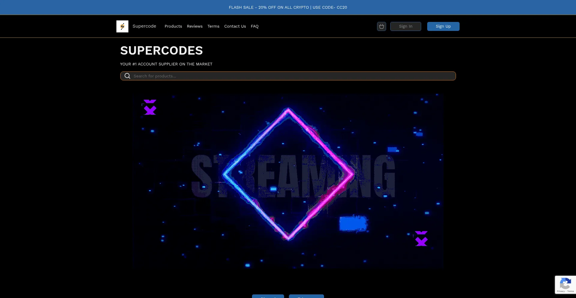Supercodes.bgng.io Screenshot