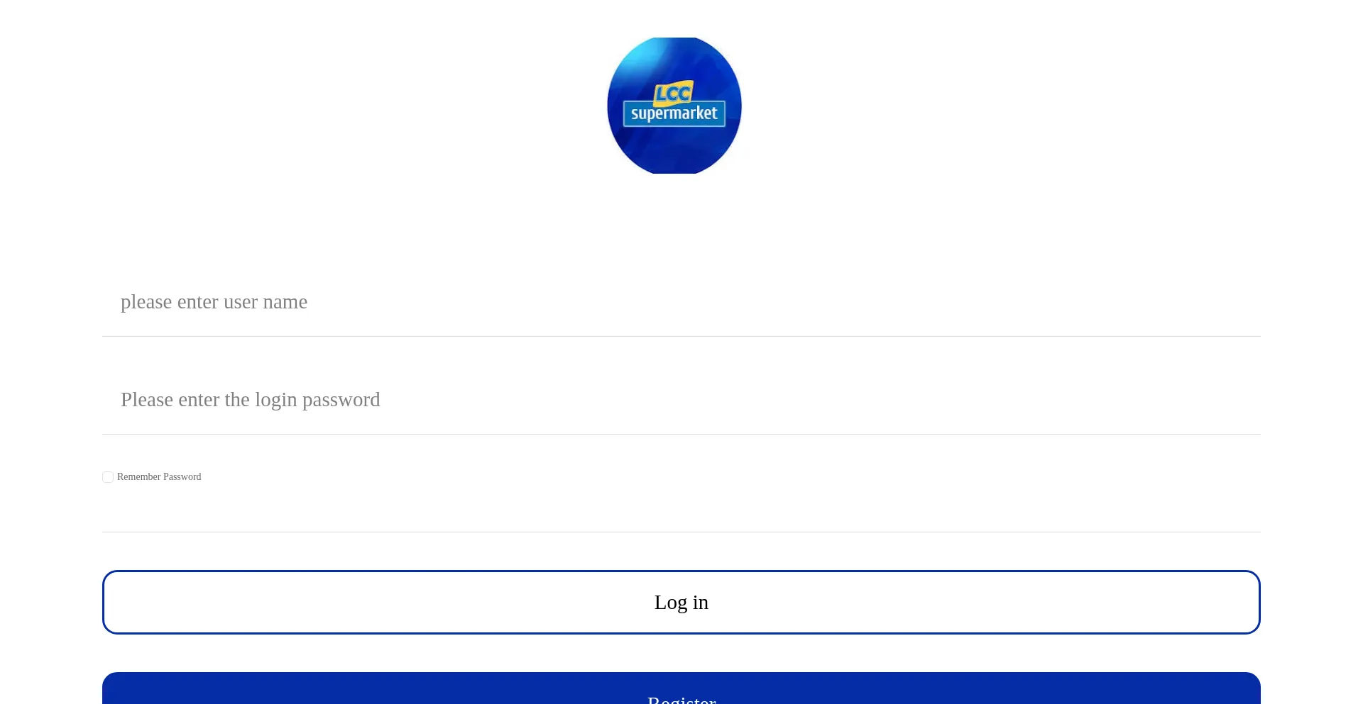 Website screenshot of Supermarket.cm