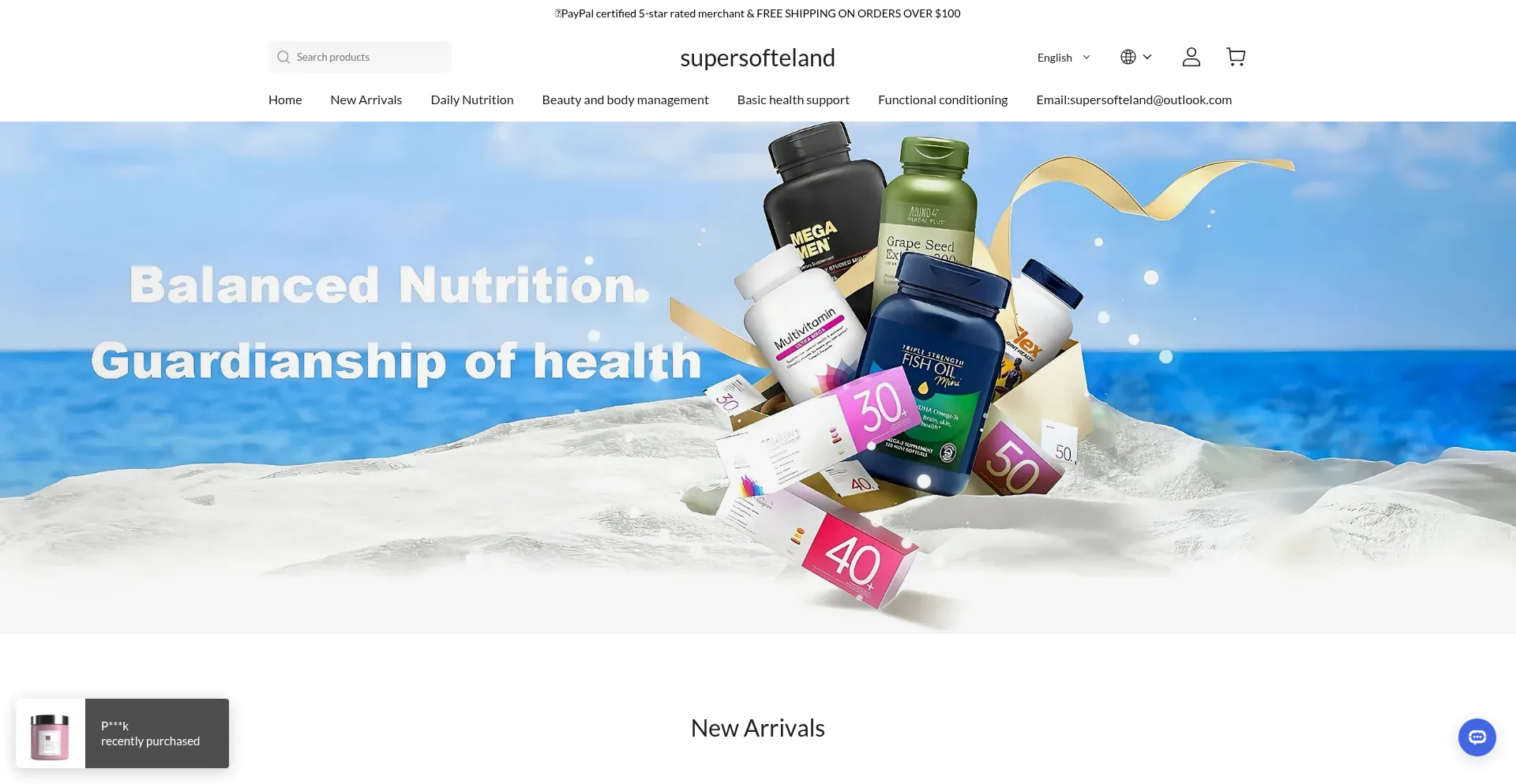 Website screenshot of Supersofteland.com
