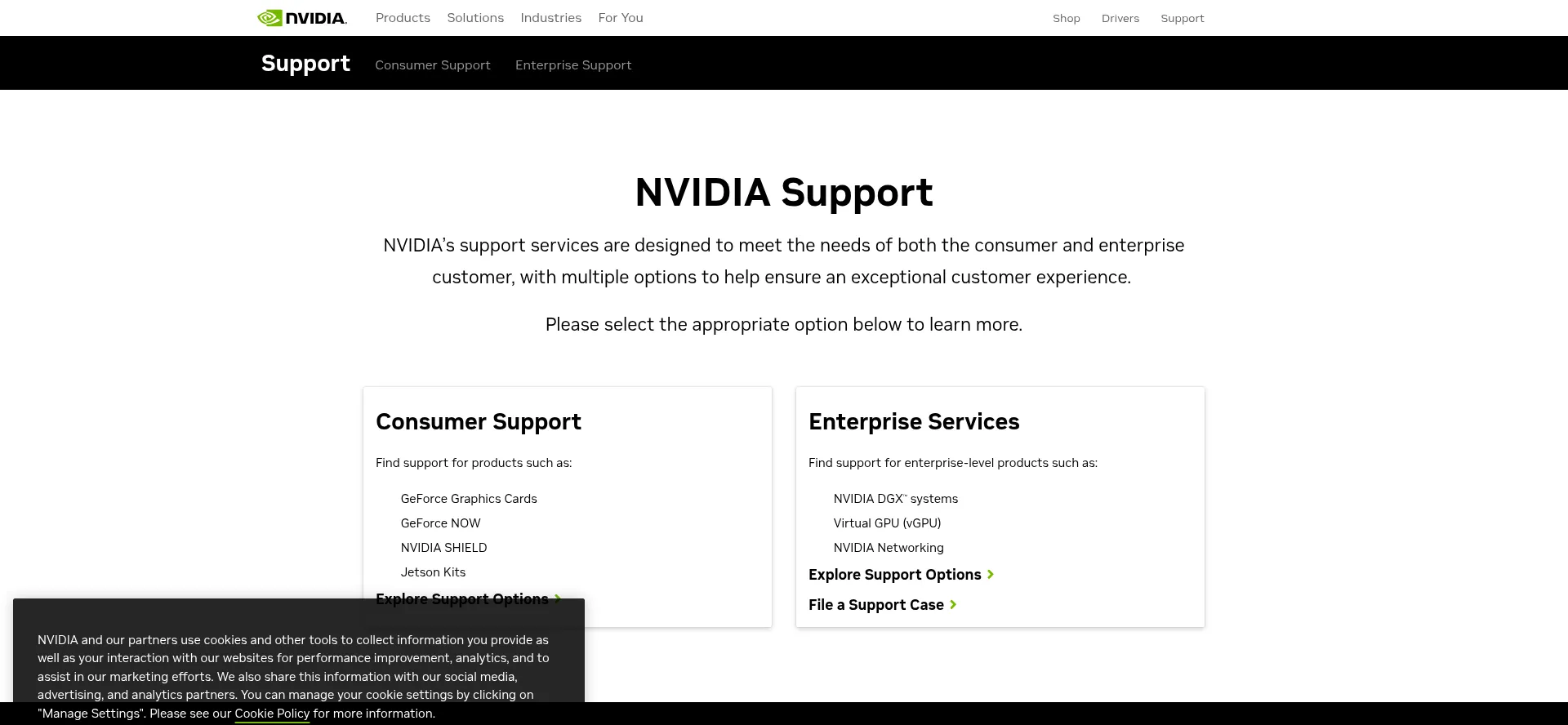 Support.nvidia.eu