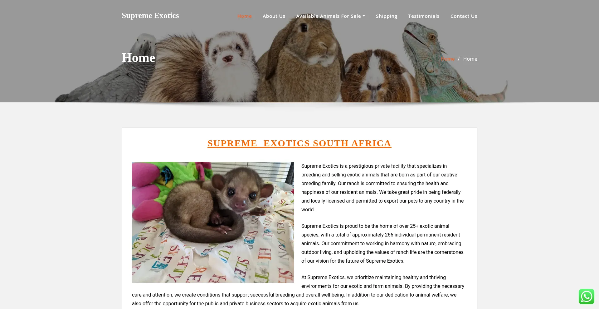 Supremeexotics.co.za 安全可靠吗？