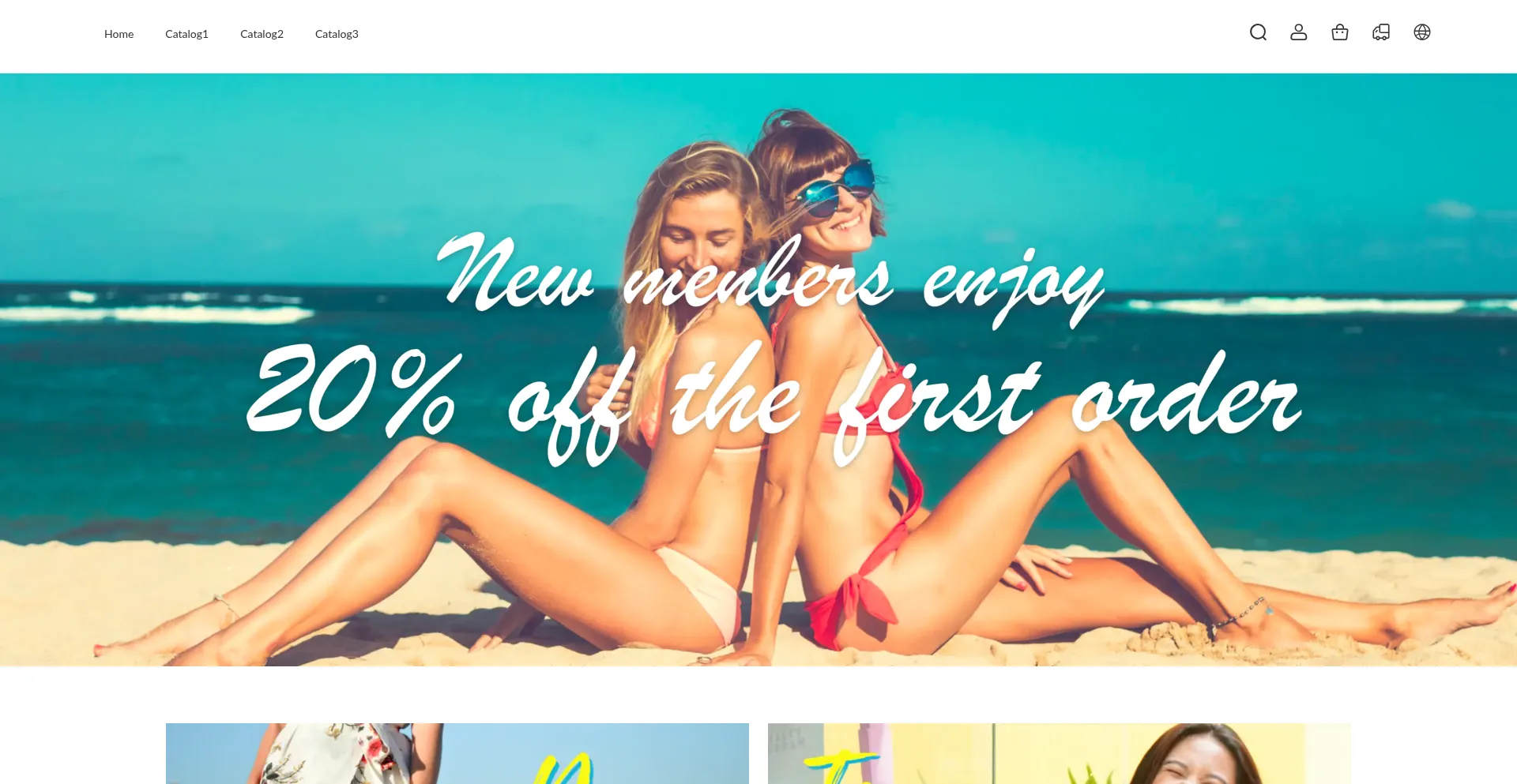 Website screenshot of Surplusale.shop