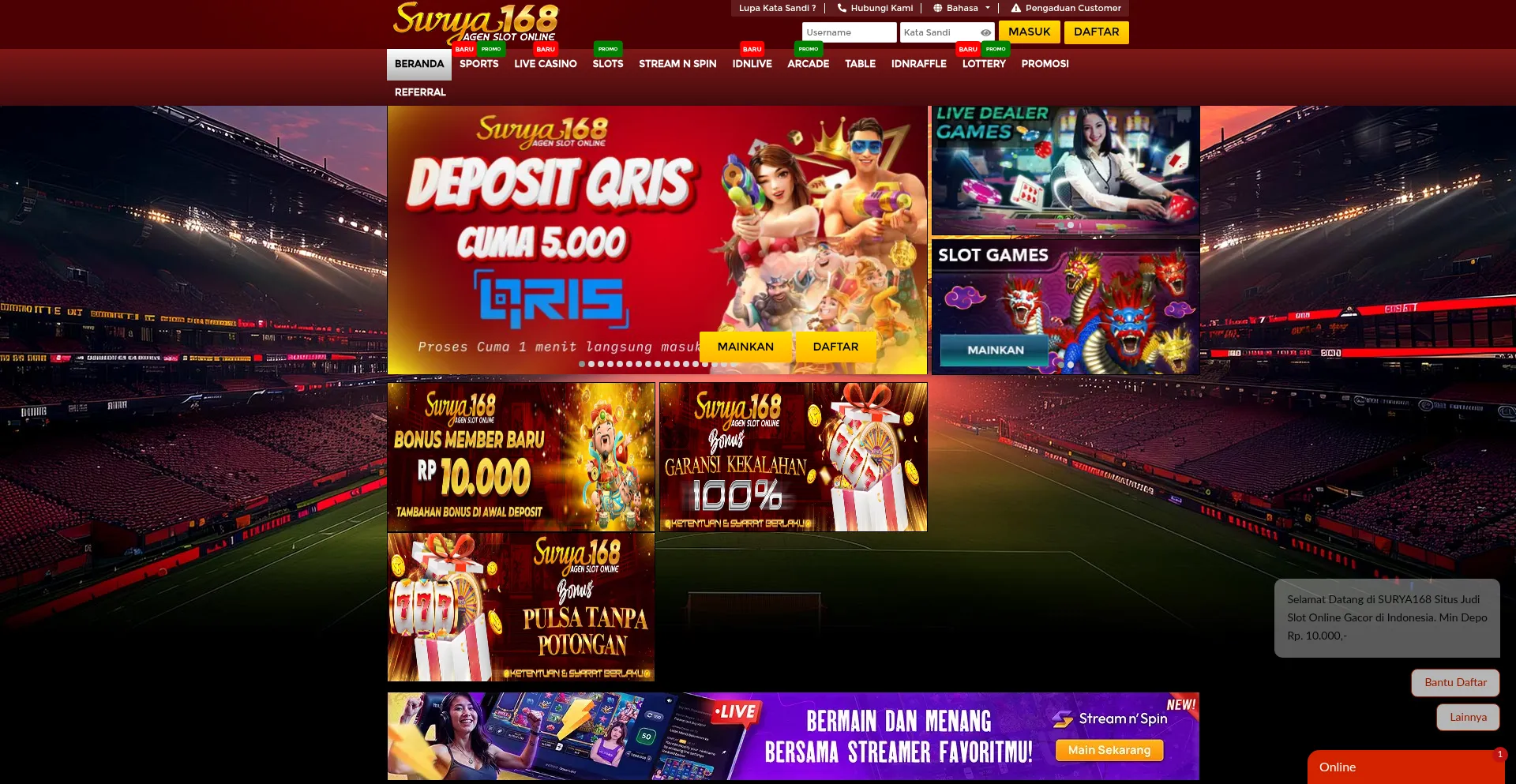 Surya168resmi3.com