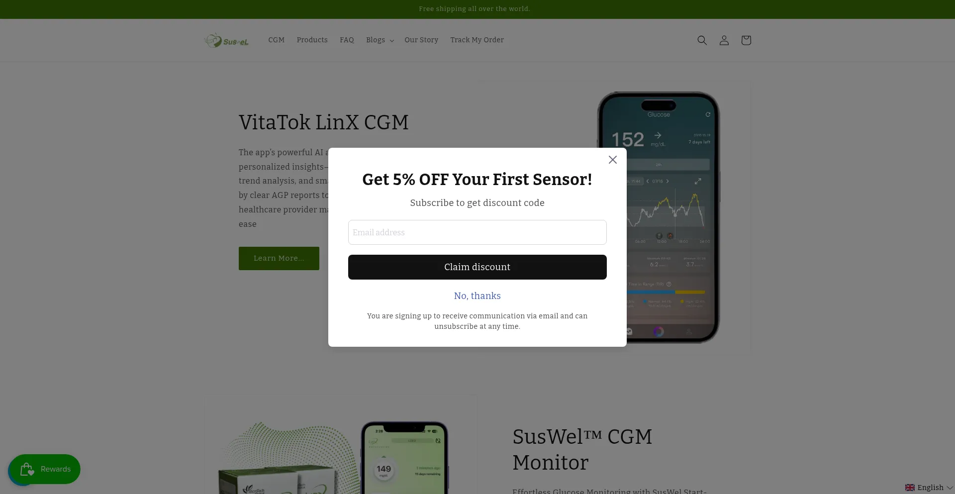 Sus-wel.com Screenshot
