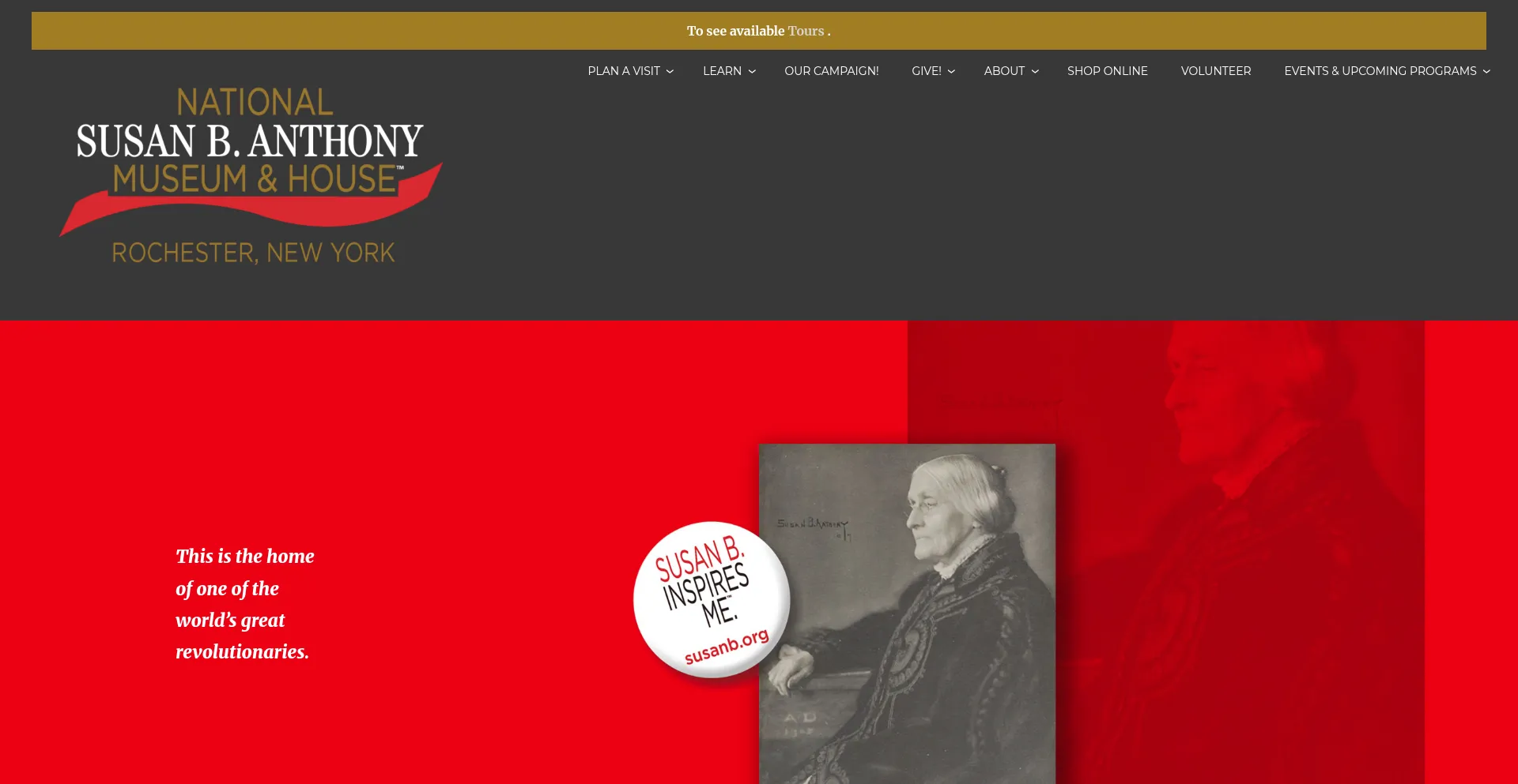 Susanb.org Screenshot