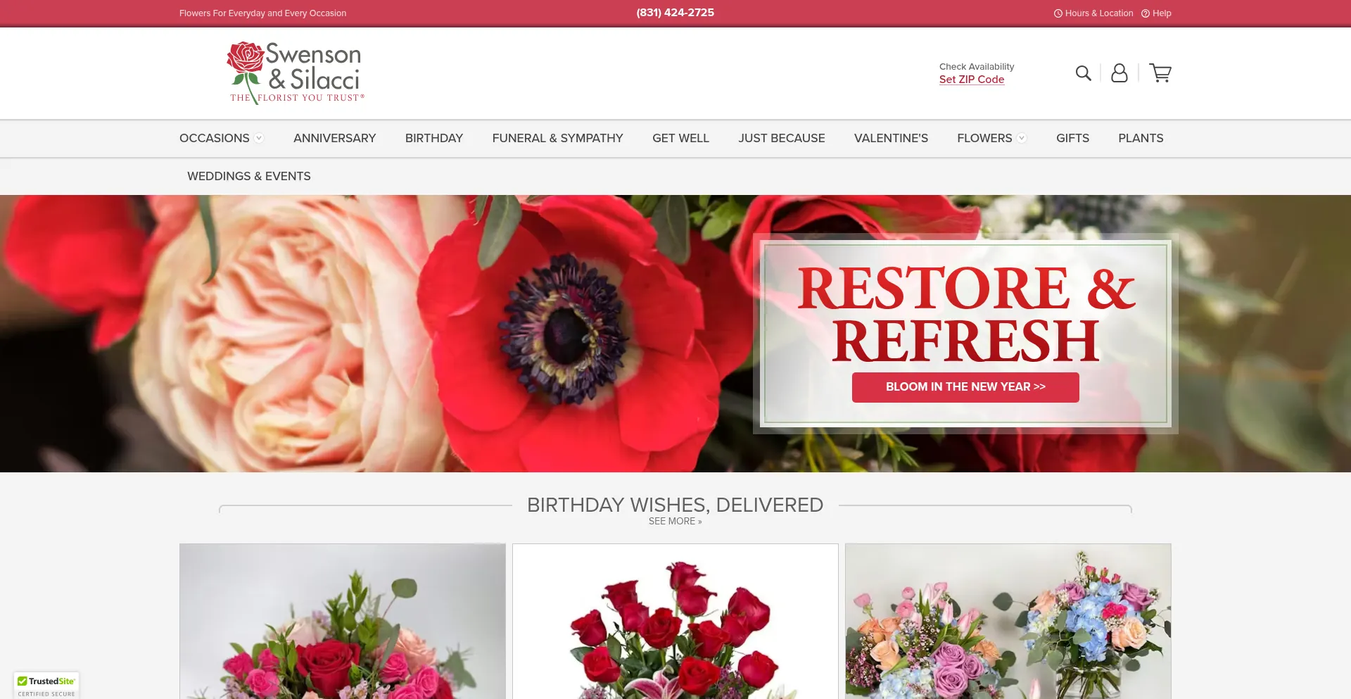 Swensonandsilacciflowers.com