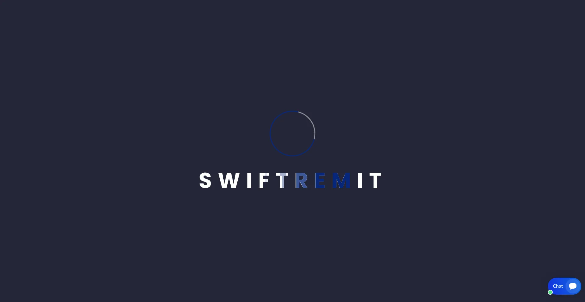 Website screenshot of Swift-remit.com
