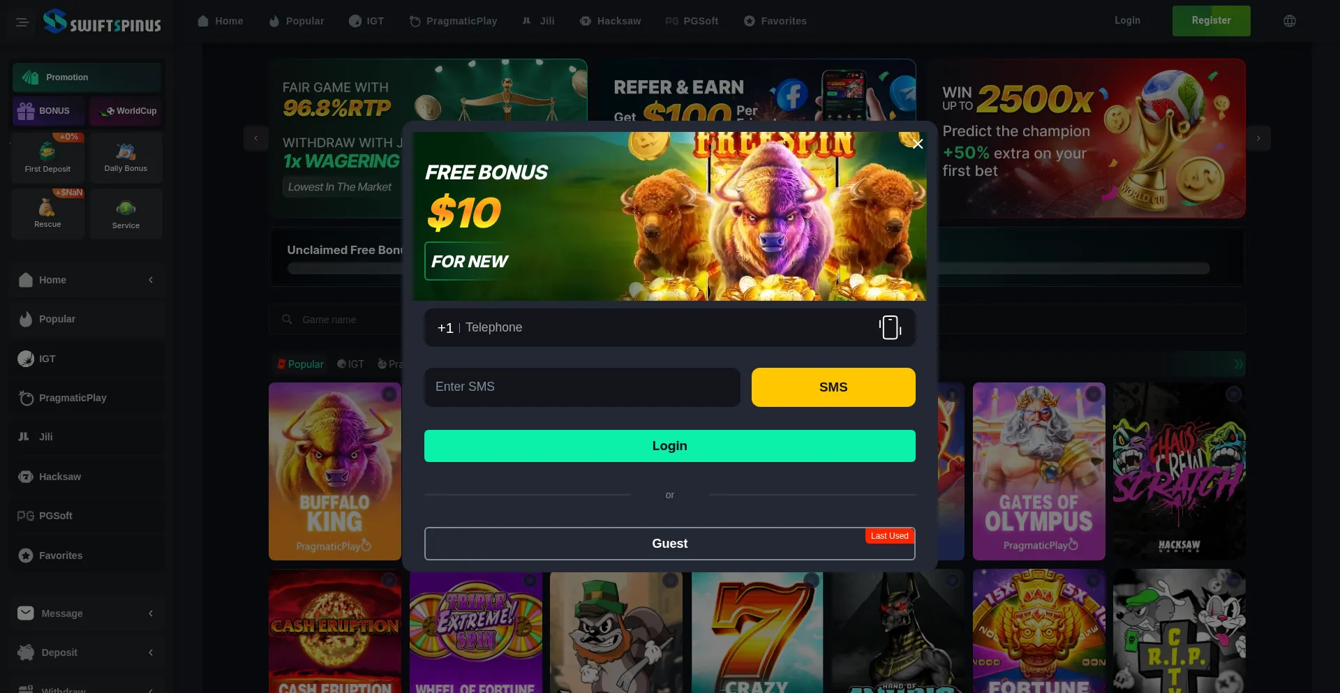 Swiftspinus.com