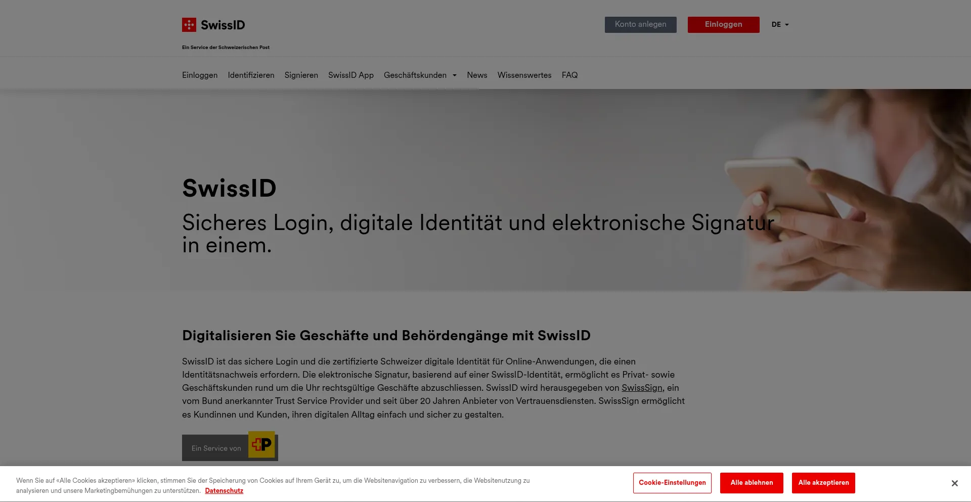 Swissid.ch 安全可靠吗？