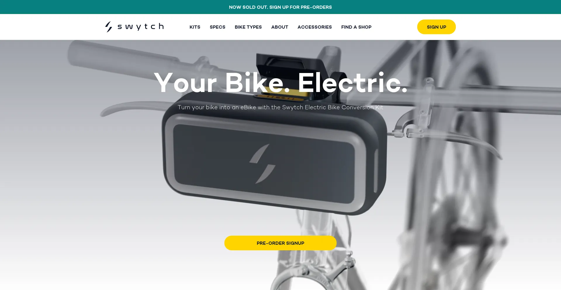 Swytchbike.com Screenshot