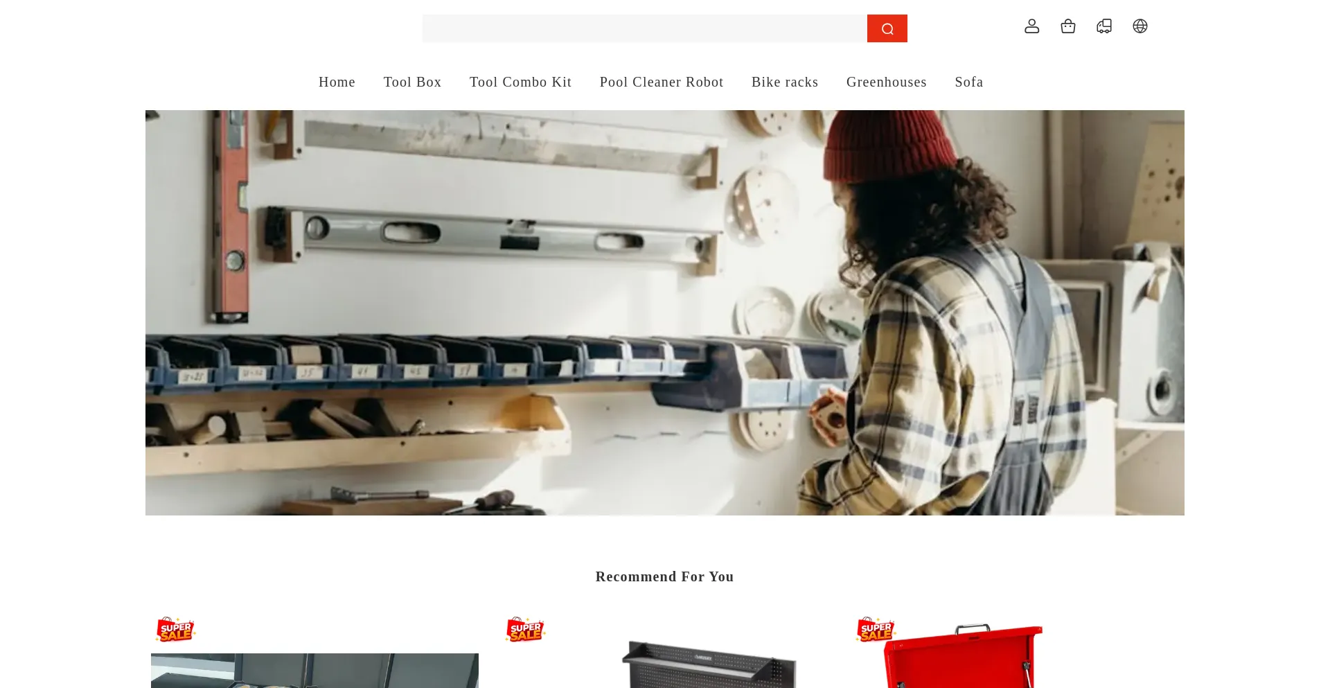 Website screenshot of Syatool.com