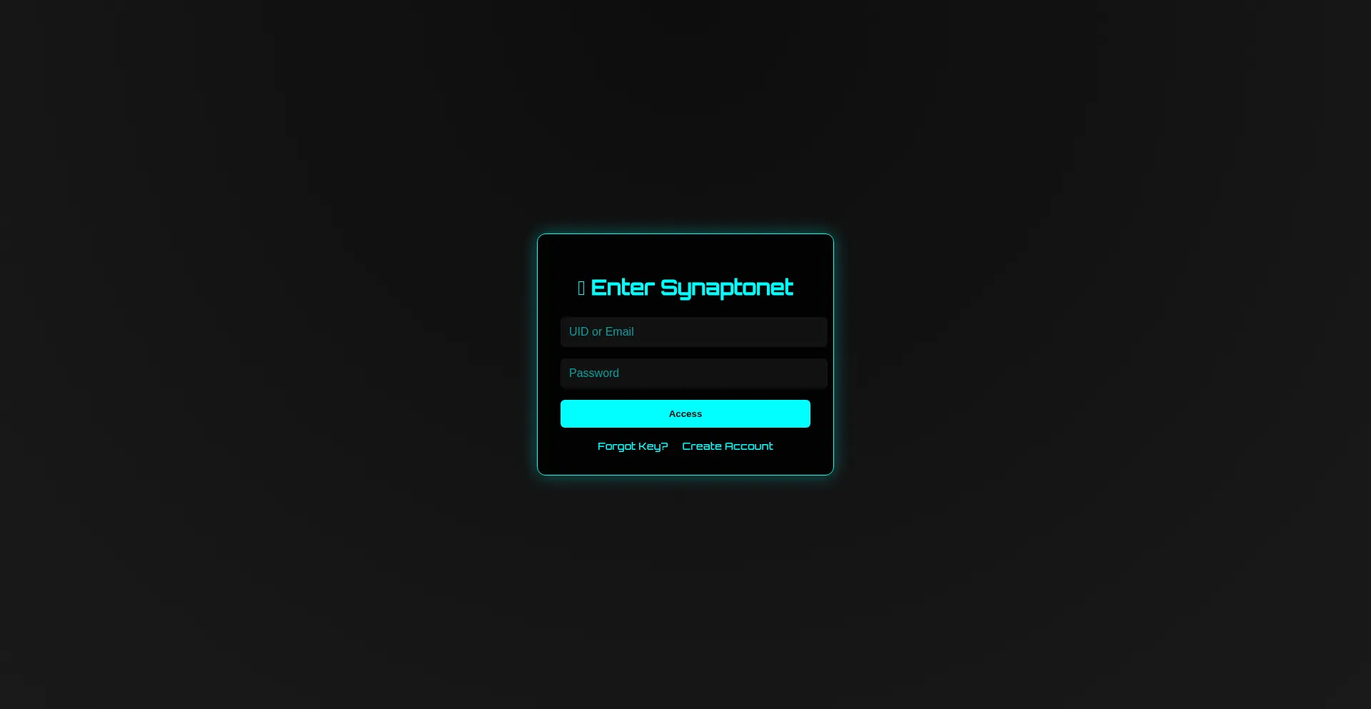Website screenshot of Synaptonet.com