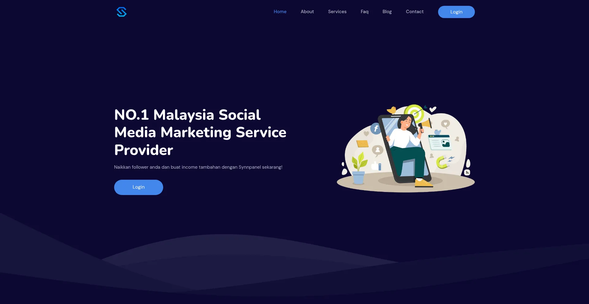 Website screenshot of Synnpanel.com