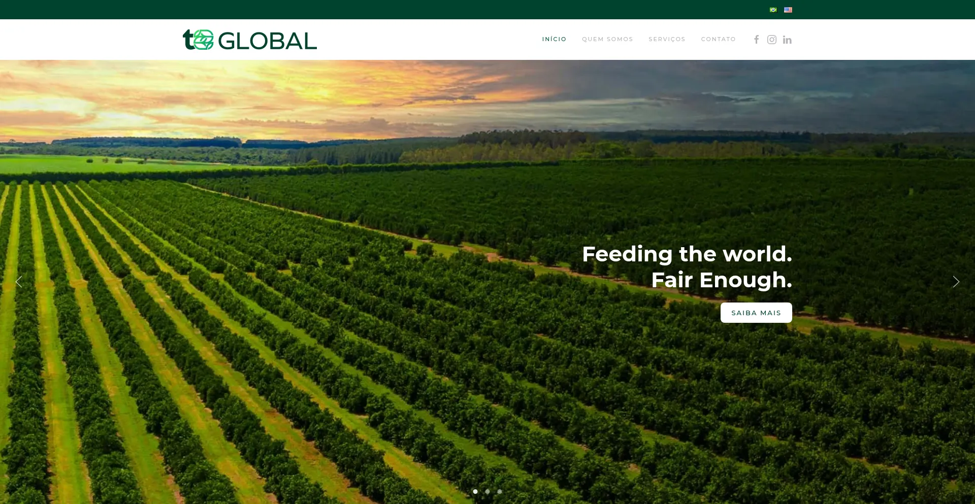 Website screenshot of T2globaltrading.com