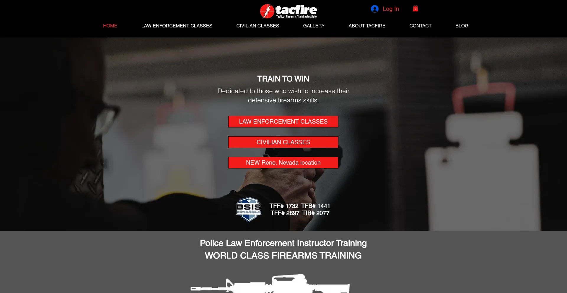 Tacfire.com Screenshot
