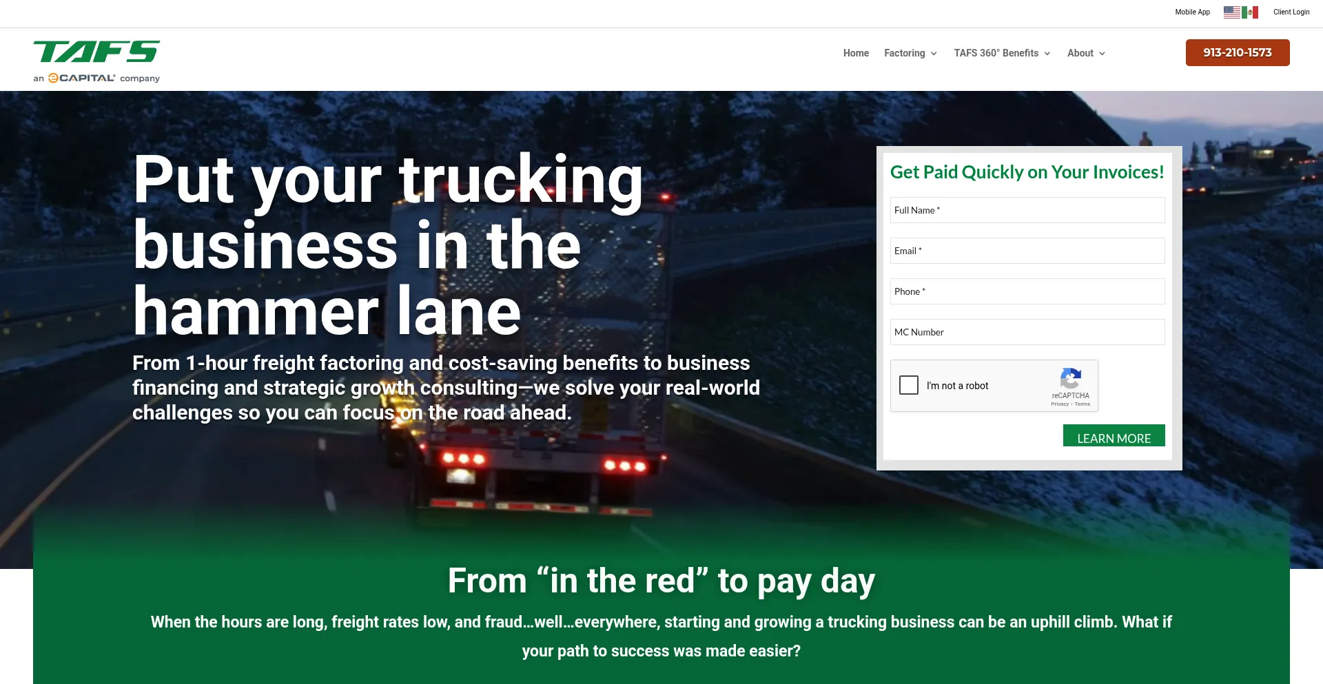 Tafs.com Screenshot
