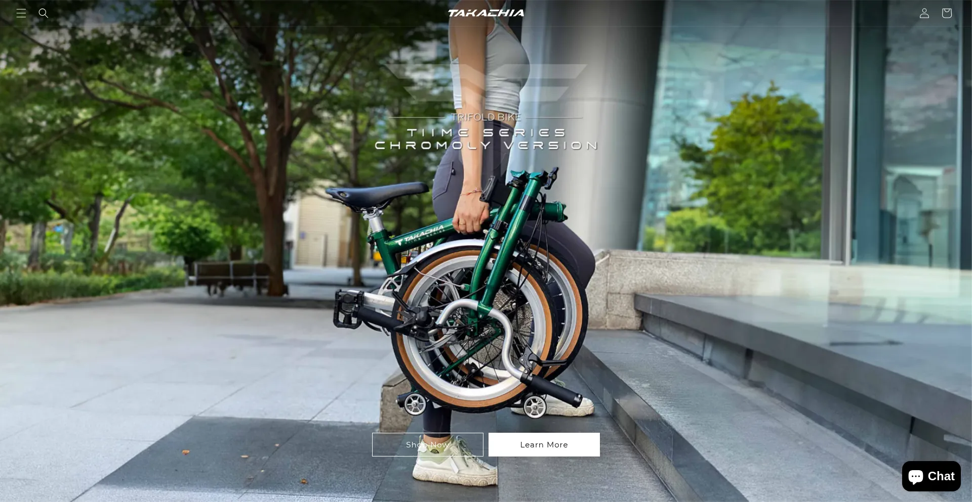 Website screenshot of Takachia.com