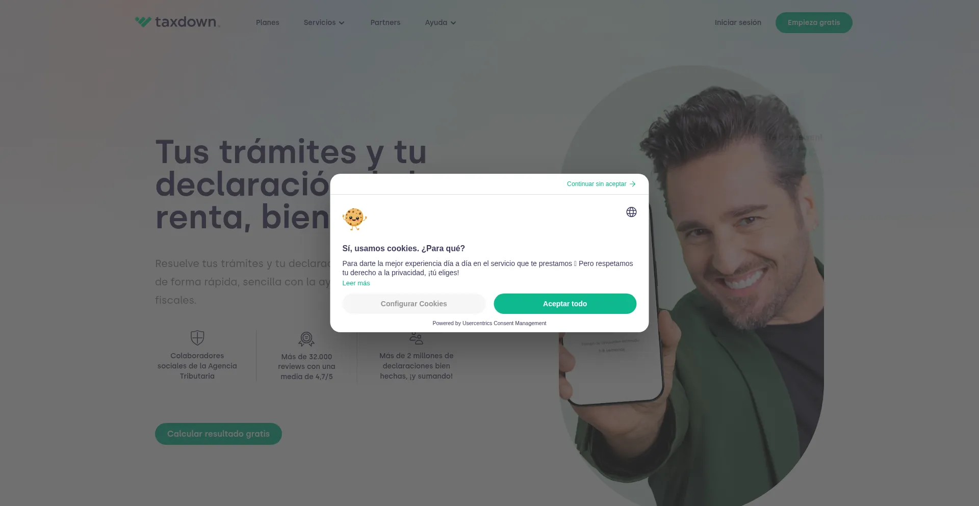 Taxdown.es Screenshot