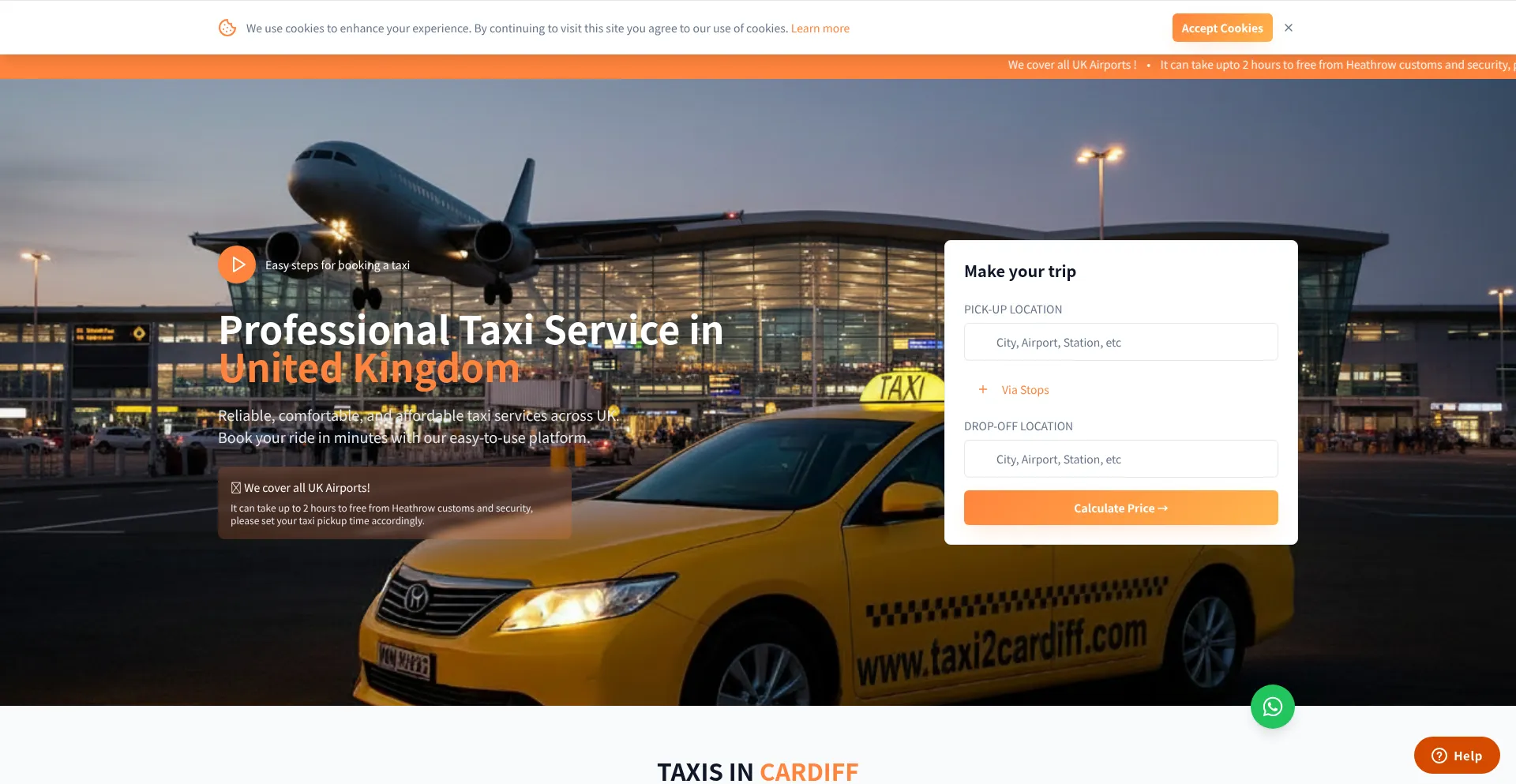 Taxi2cardiff.com