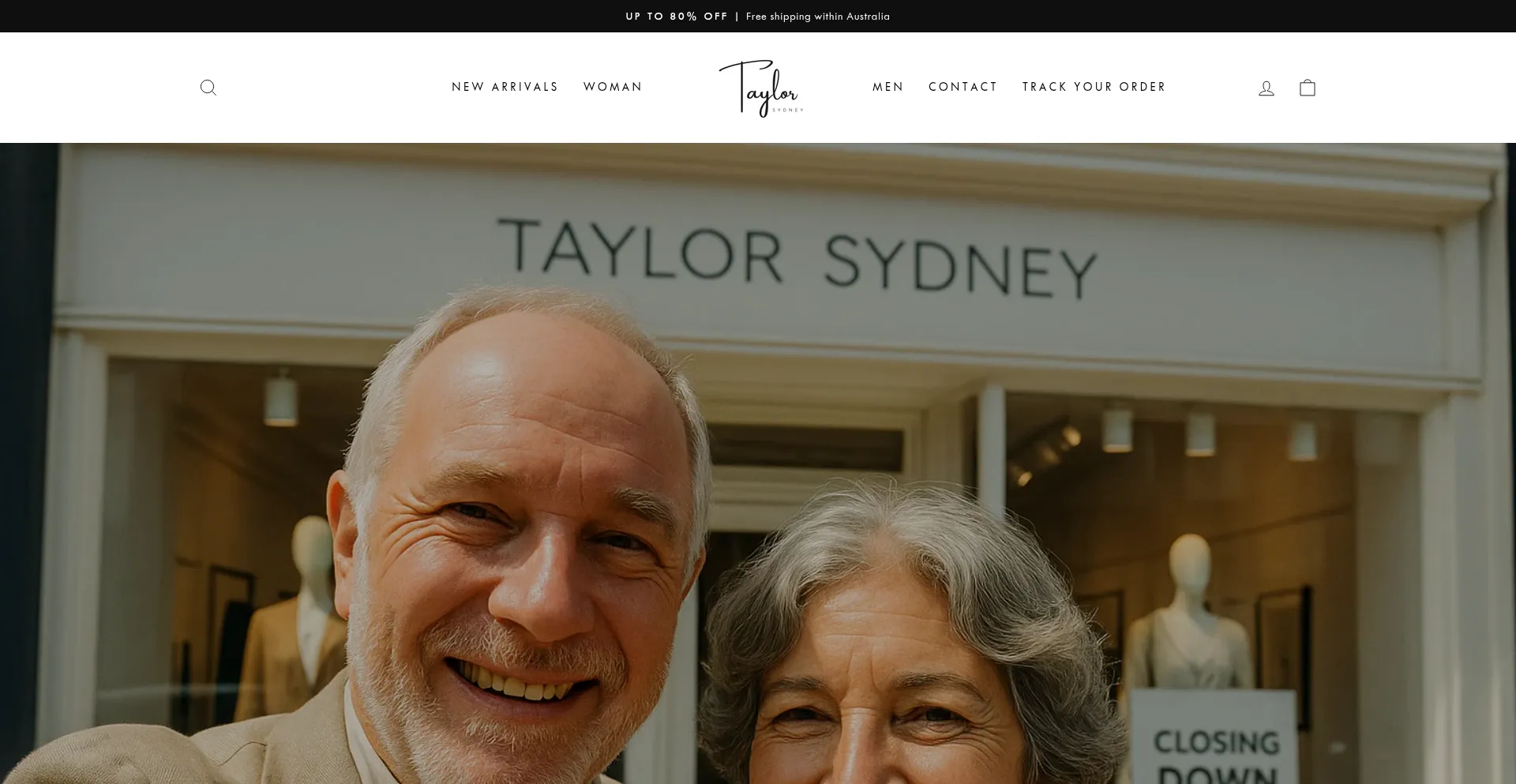 Website screenshot of Taylor-sydney.com
